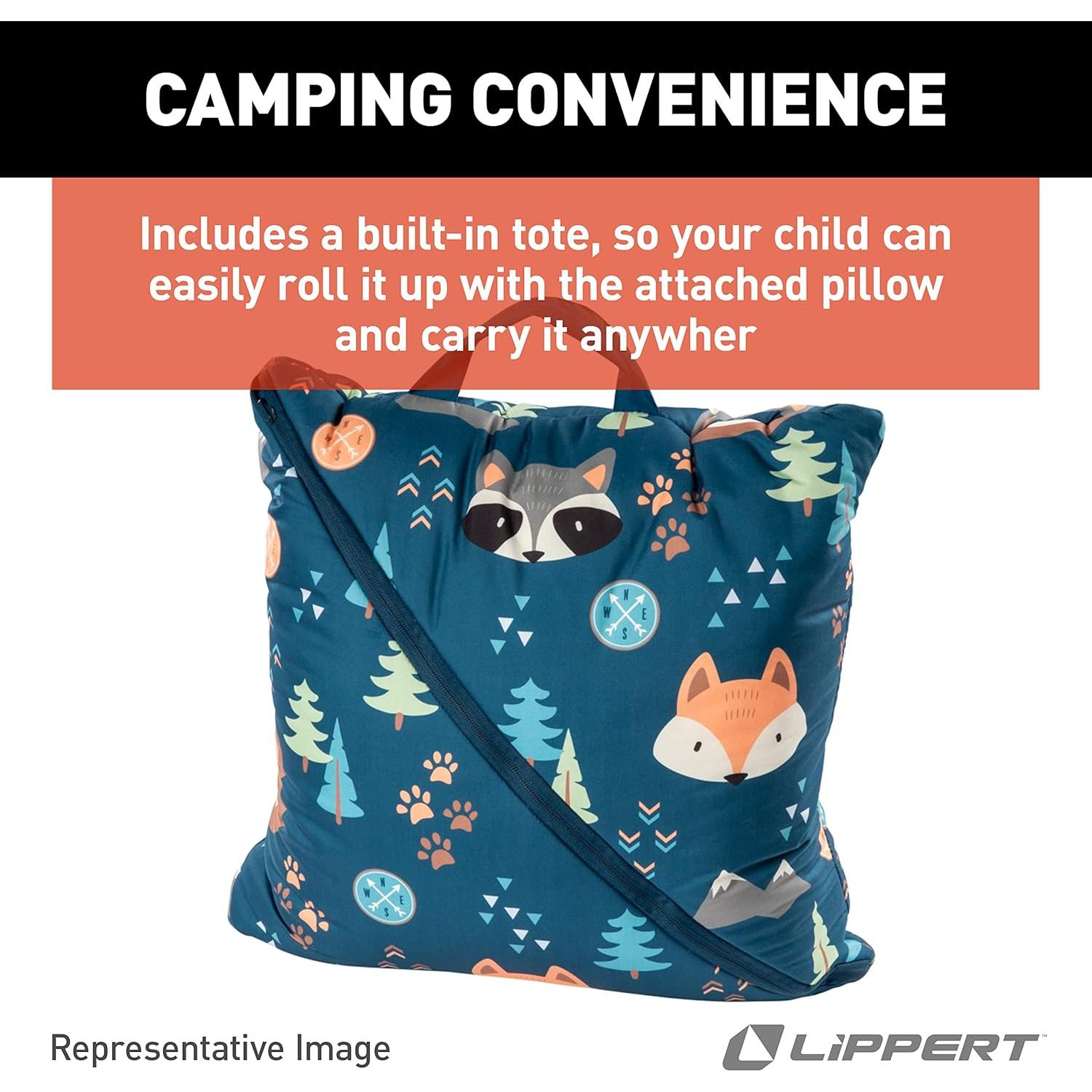 Saco de dormir Lippert Thomas Payne para niños - Estampado campamento