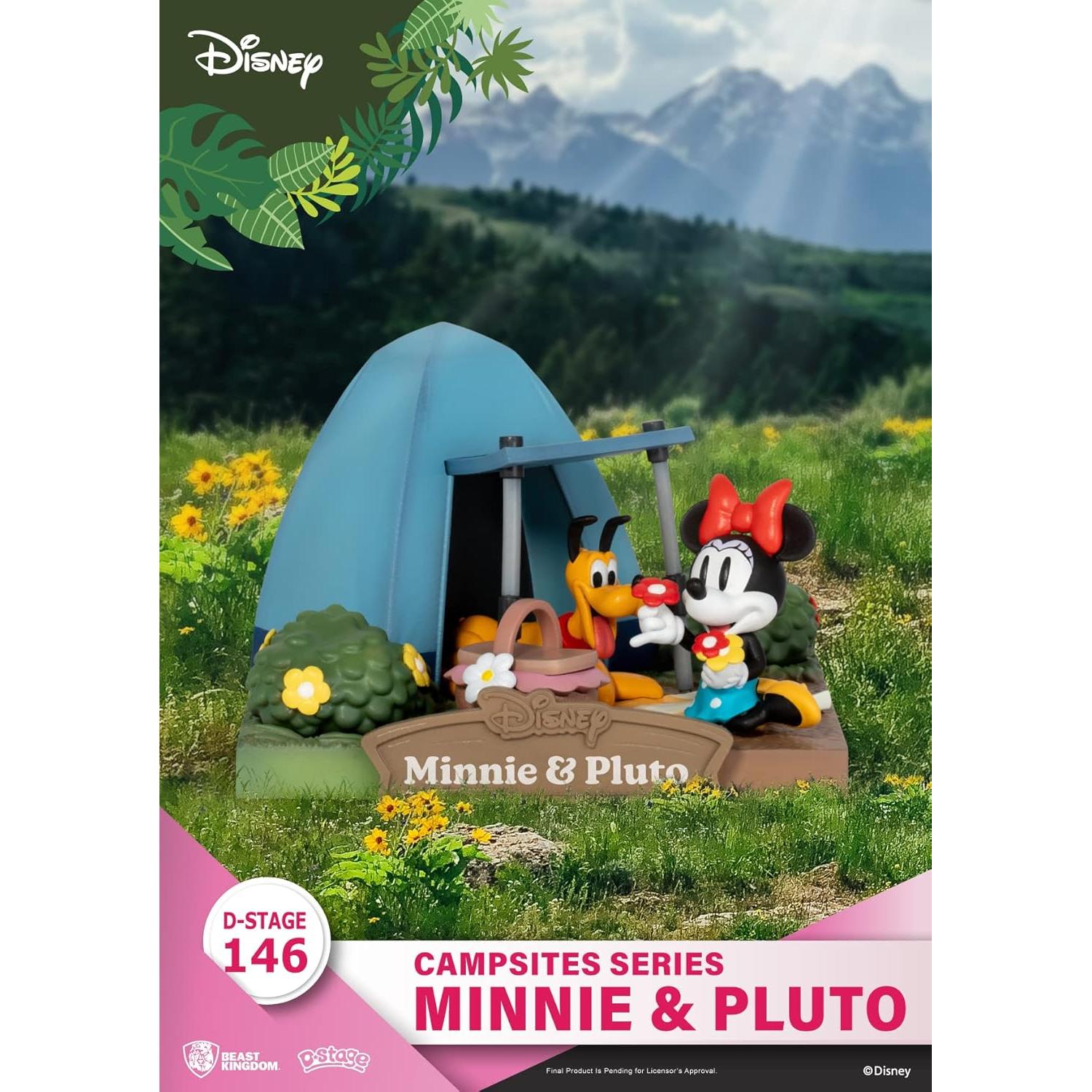 Estatua D-Stage de Minnie y Pluto - Beast Kingdom DS-146