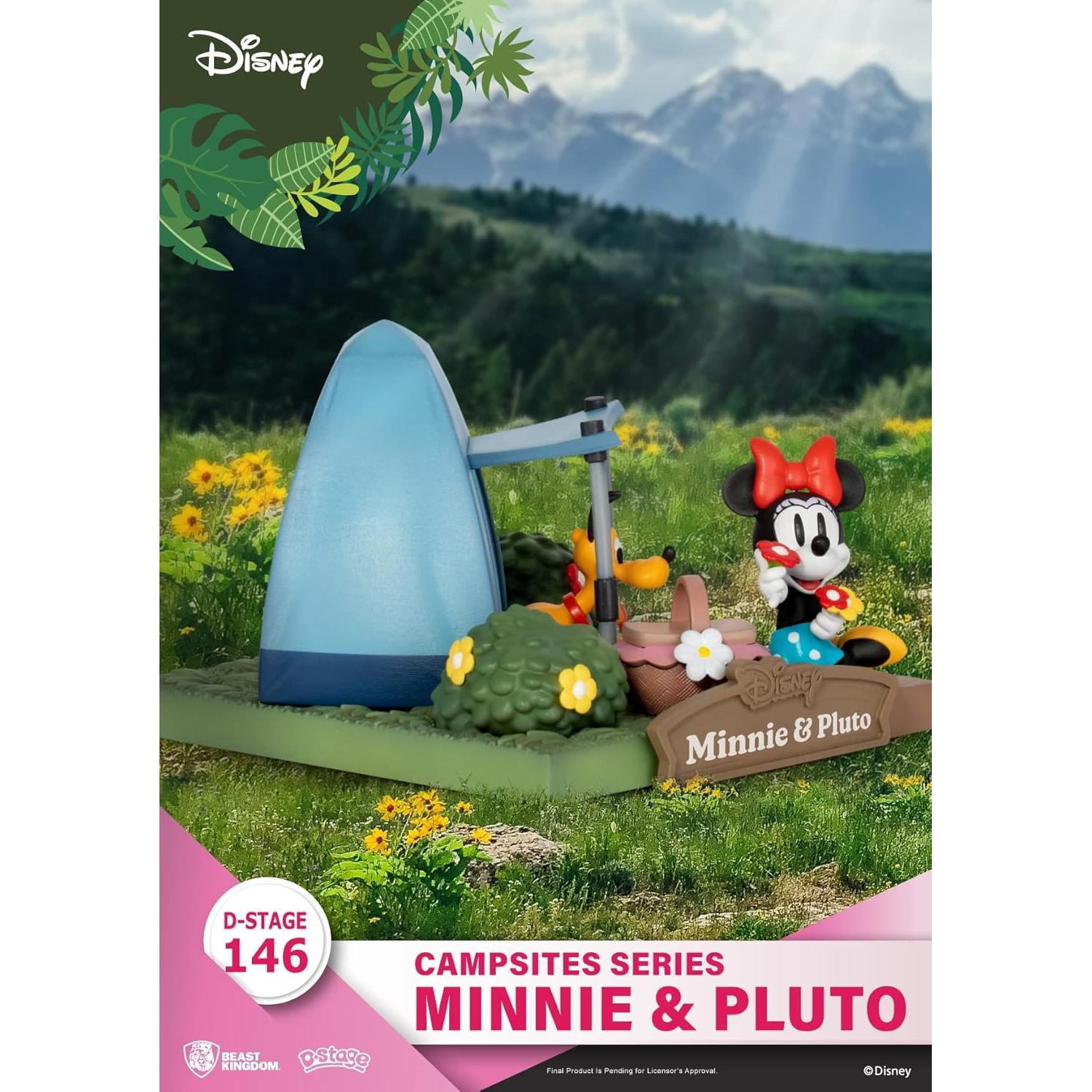 Estatua D-Stage de Minnie y Pluto - Beast Kingdom DS-146