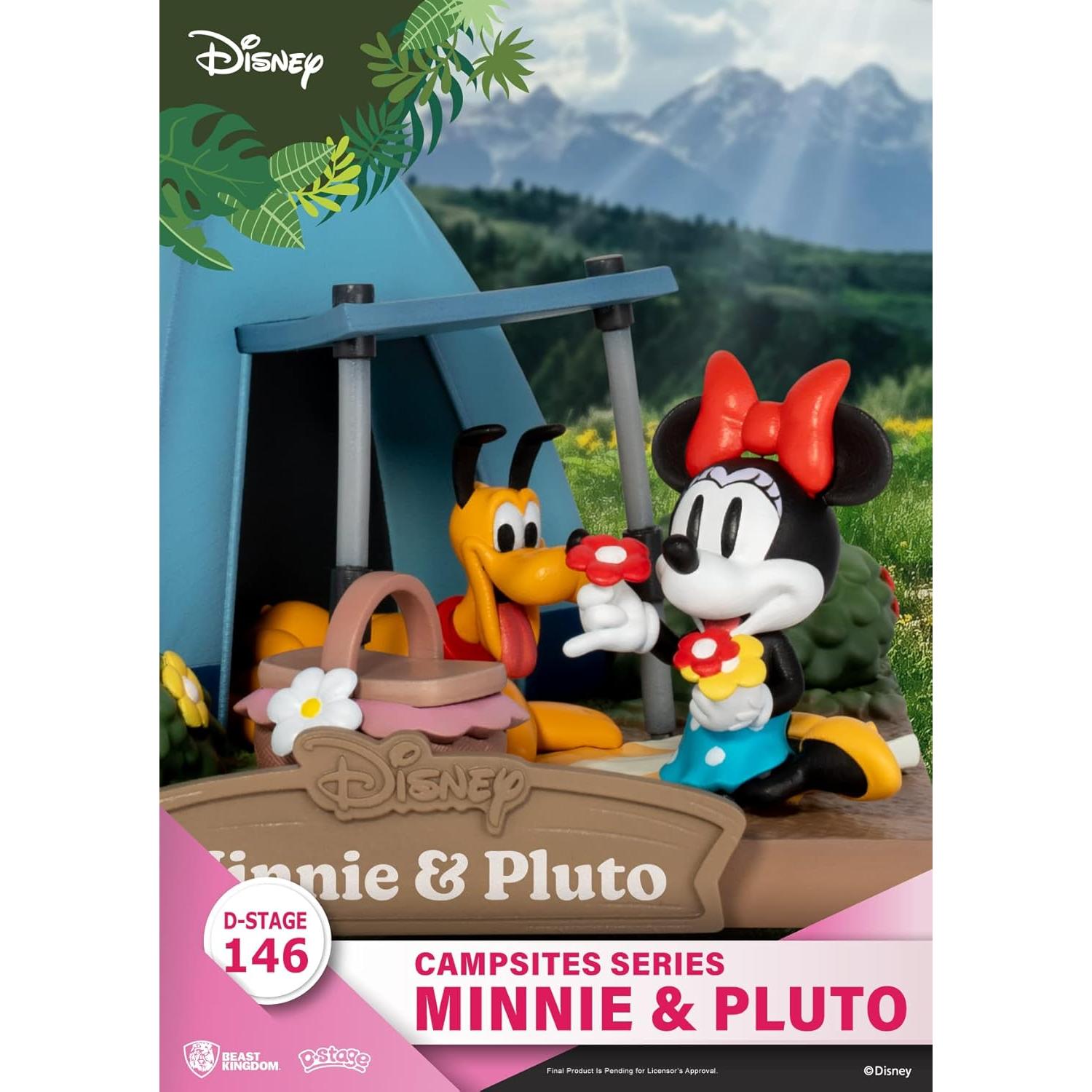 Estatua D-Stage de Minnie y Pluto - Beast Kingdom DS-146