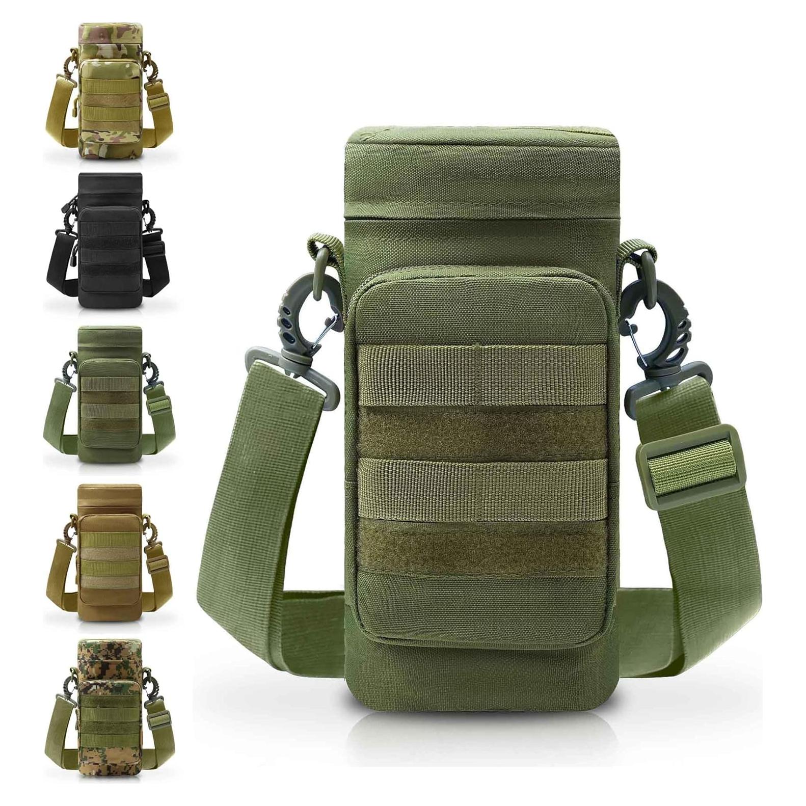 Bolsa Táctica Molle VIIDOO para Botellas de Agua 27x11cm