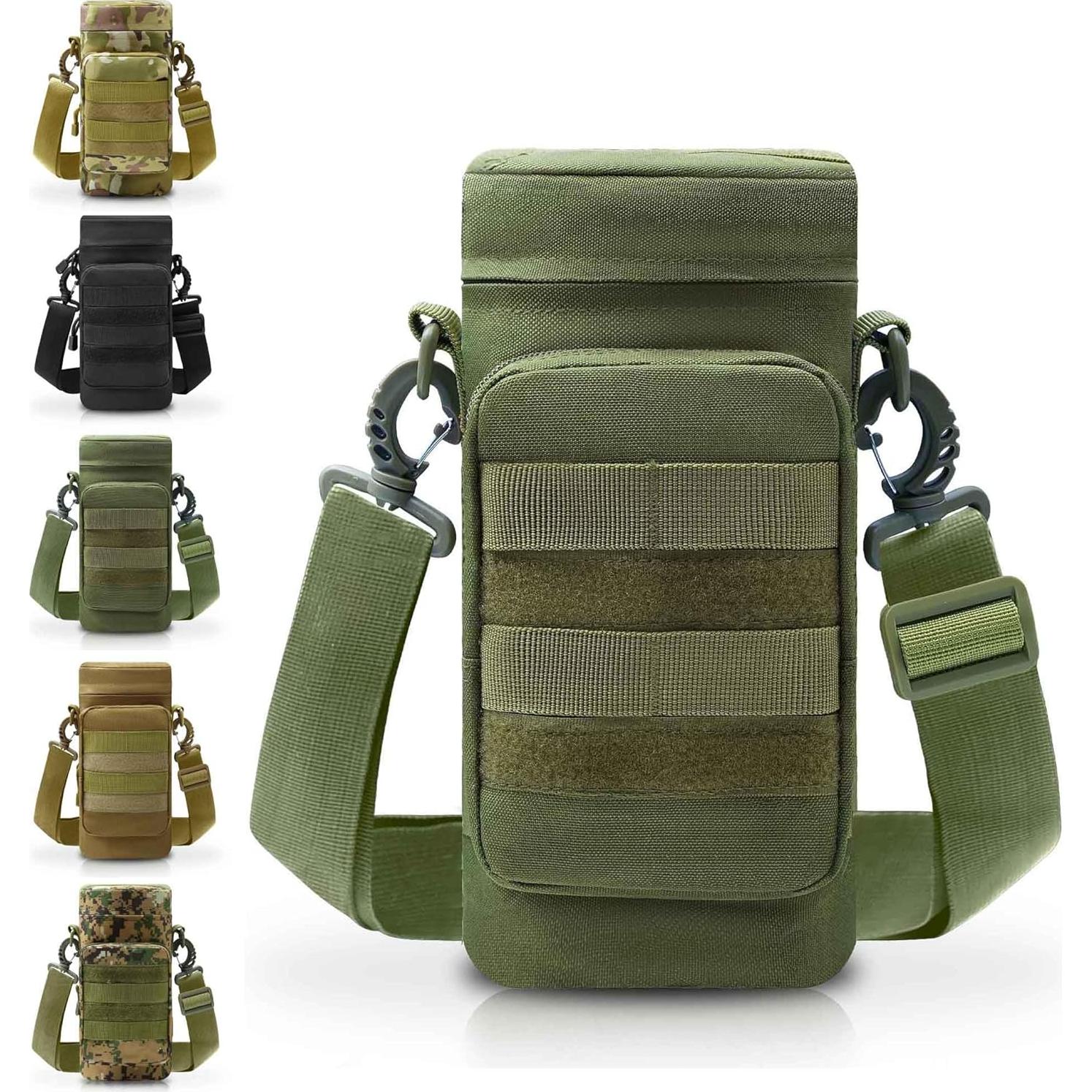 Bolsa Táctica Molle VIIDOO para Botellas de Agua 27x11cm