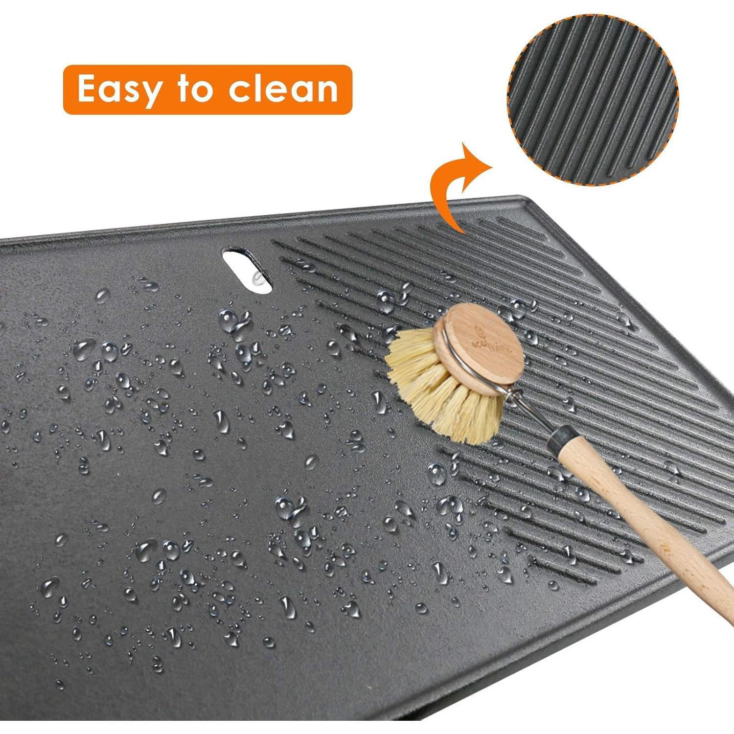 Sartén de Hierro Fundido Reversible Uniflasy 42.7x23.6 cm