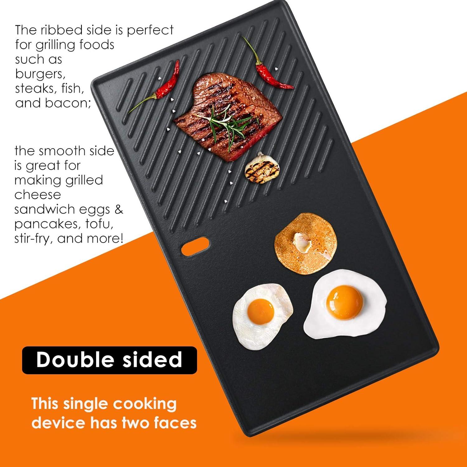 Sartén de Hierro Fundido Reversible Uniflasy 42.8x23.6 cm