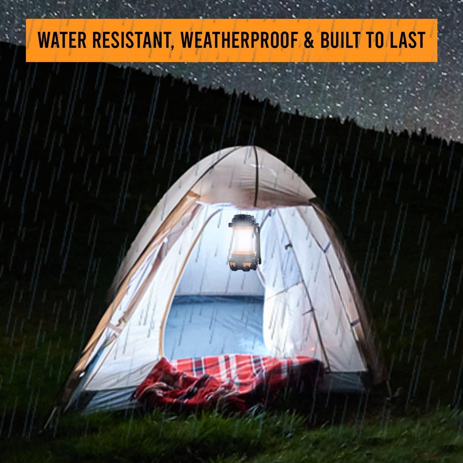 Linterna de Camping LED AYL 1000 Lúmenes Recargable IPX4