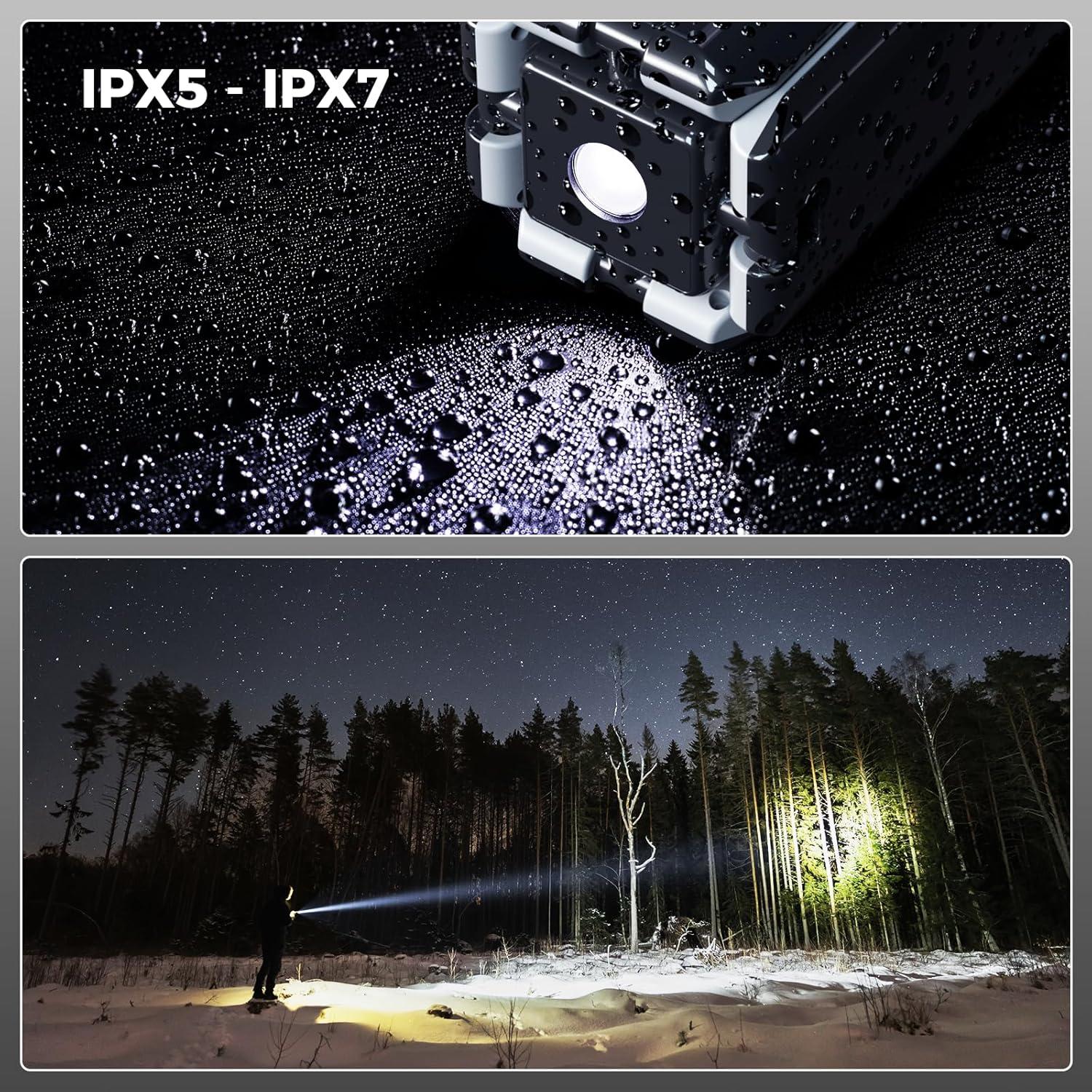 Luces de Camping Telescópicas Clemas 14000 mAh 6000LM IPX5