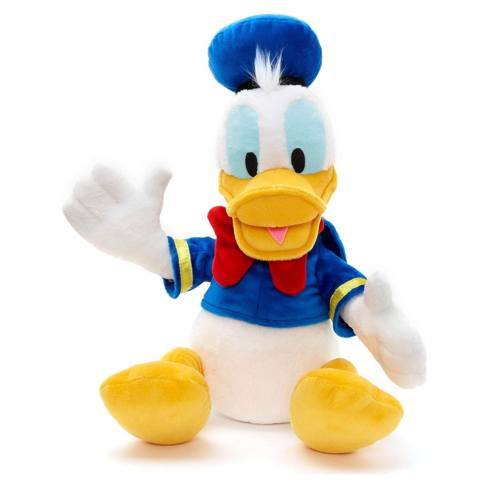 Disney Store Official Donald Duck Plush, 17 Inches Toy Figure, Soft and Huggable Toy, Detailed Plush Sculpting with Embroidered Features, Ideal Gift Fans and Kids, Inspired Classic Cartoons