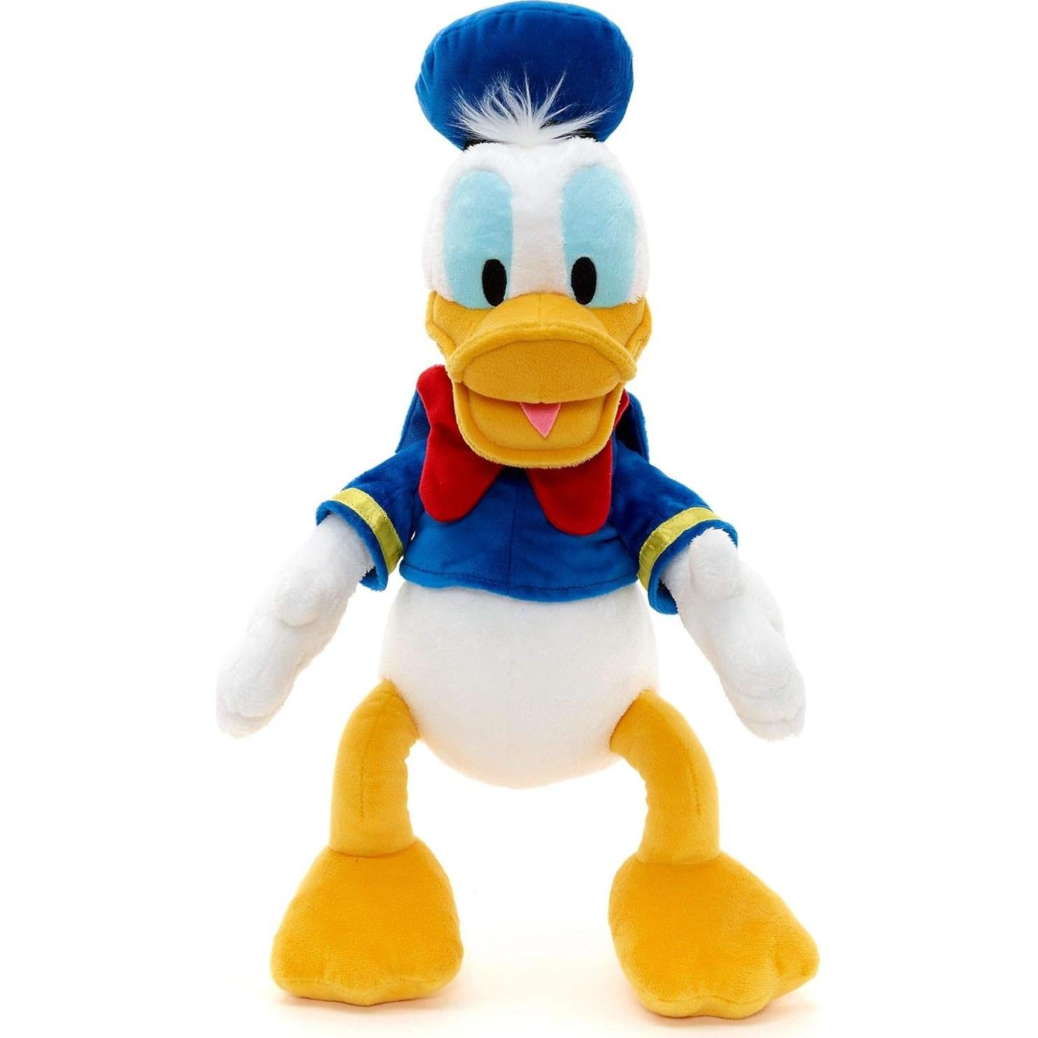 Disney Store Official Donald Duck Plush, 17 Inches Toy Figure, Soft and Huggable Toy, Detailed Plush Sculpting with Embroidered Features, Ideal Gift Fans and Kids, Inspired Classic Cartoons