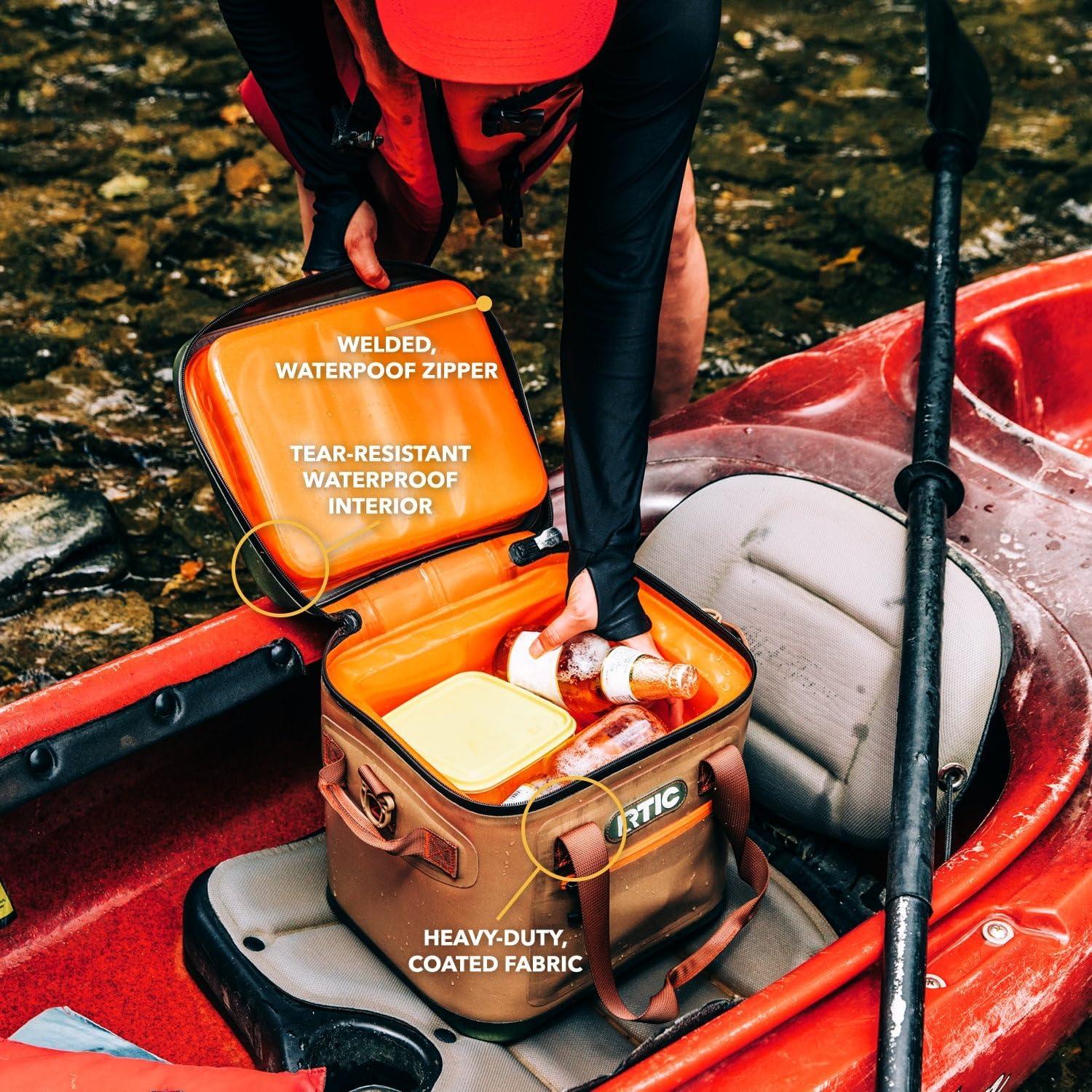 Cooler Suave RTIC 12 Latas Aislado Flotante Negro