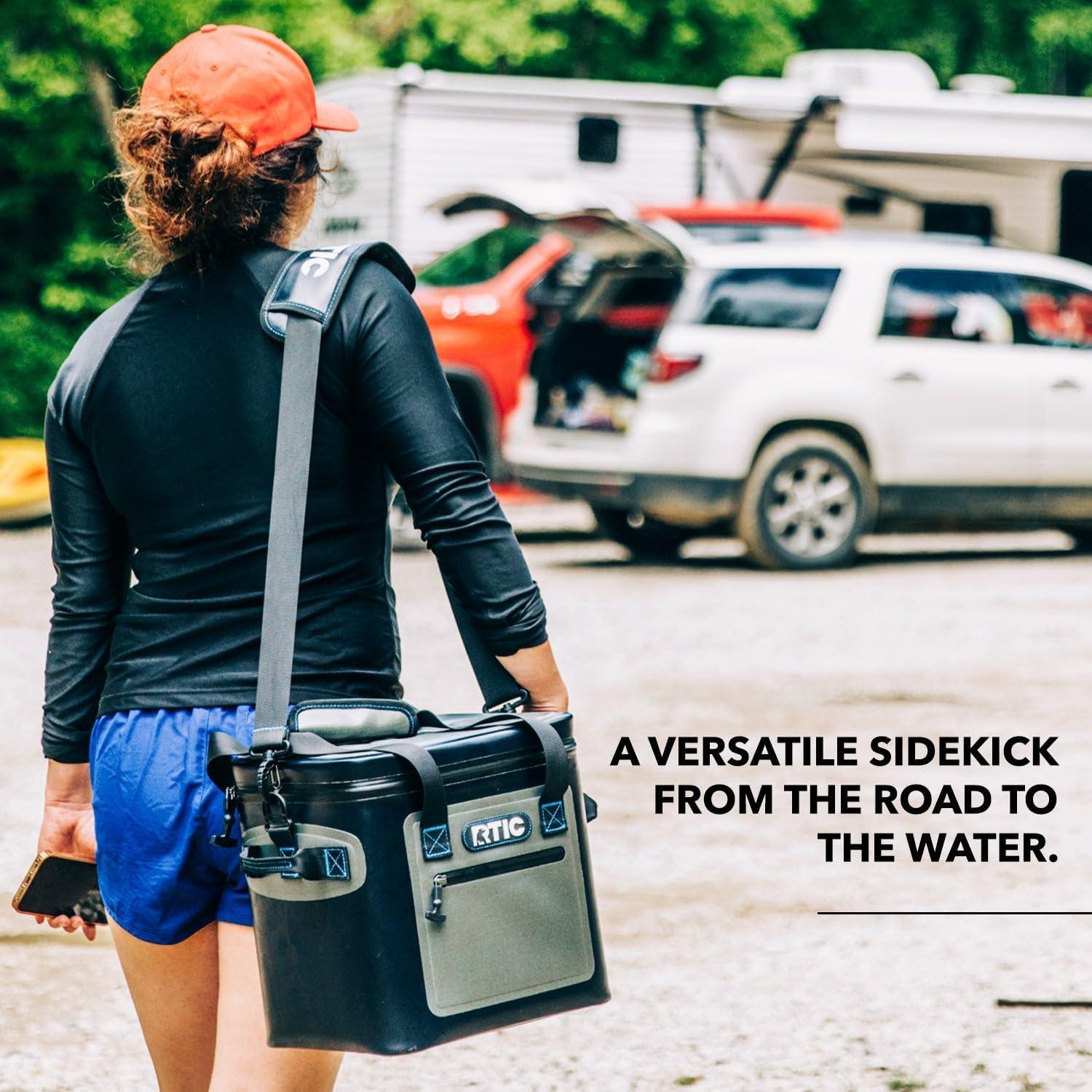 Cooler Suave RTIC 12 Latas Aislado Flotante Negro