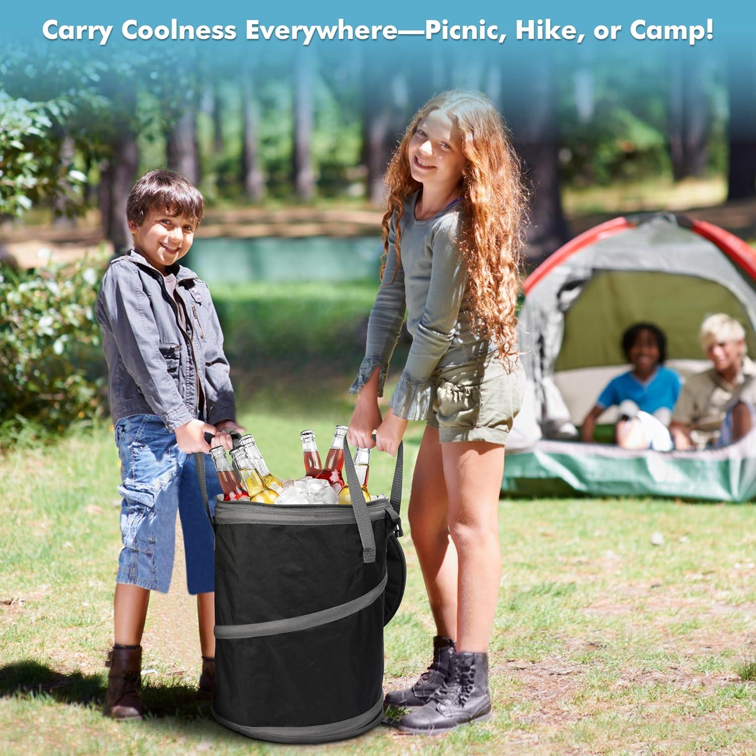 Bolsa Enfriador Colapsable Tirrinia 32 L - Negro