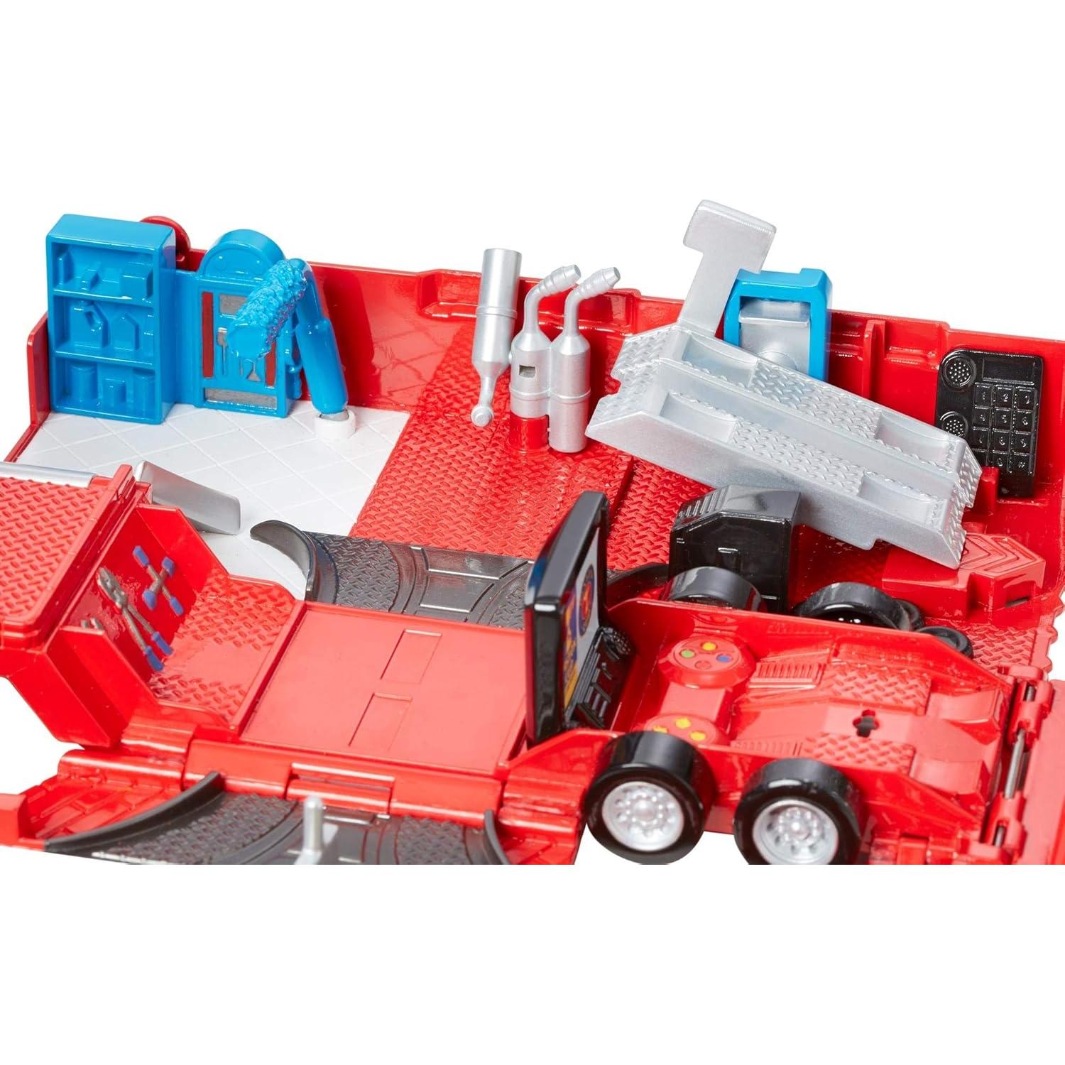 Disney Cars Toys Mack Hauler, Movie Playset, Toy Truck and Transporter, Racing Details for Story and Competition Play, Ages 4 and Up