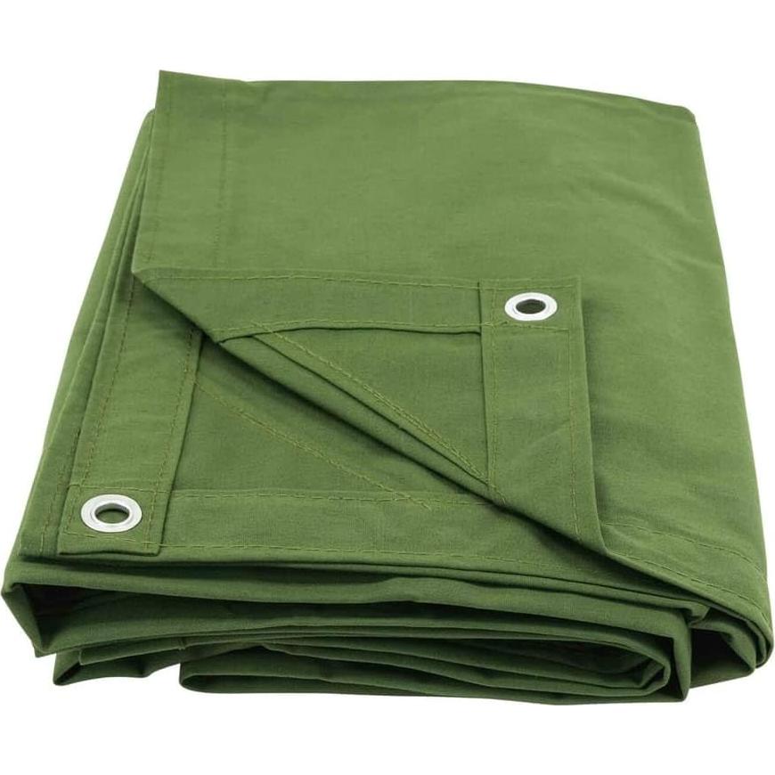 Lona Resistente al Agua Mytee Products 1.83m x 2.44m Verde Oliva