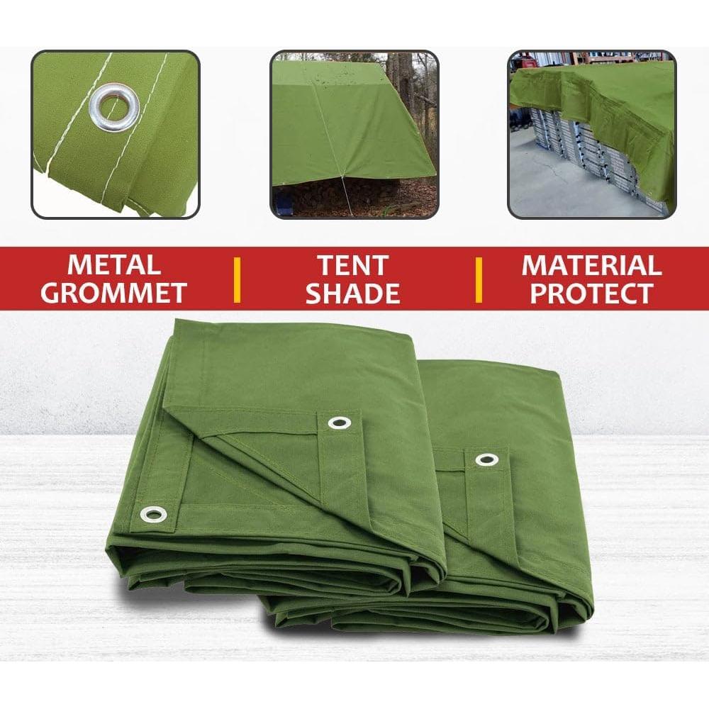 Lona Resistente al Agua Mytee Products 1.83m x 2.44m Verde Oliva