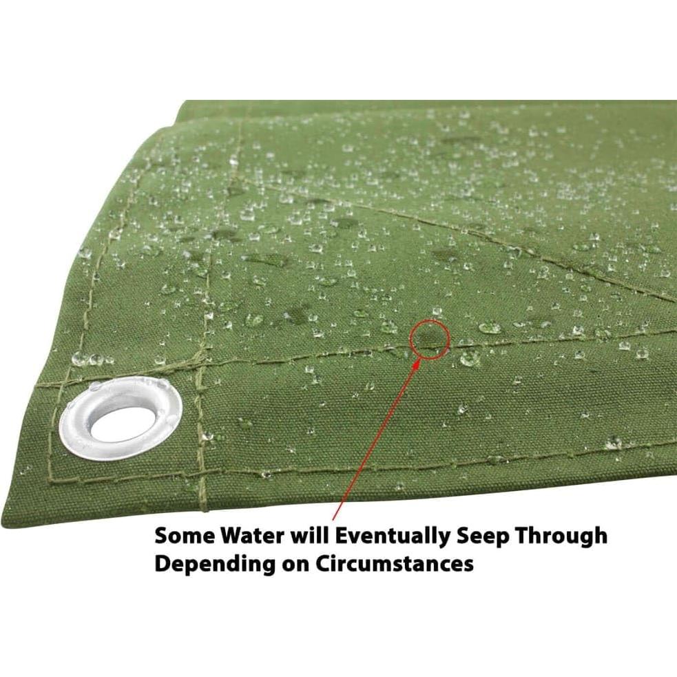 Lona Resistente al Agua Mytee Products 1.83m x 2.44m Verde Oliva
