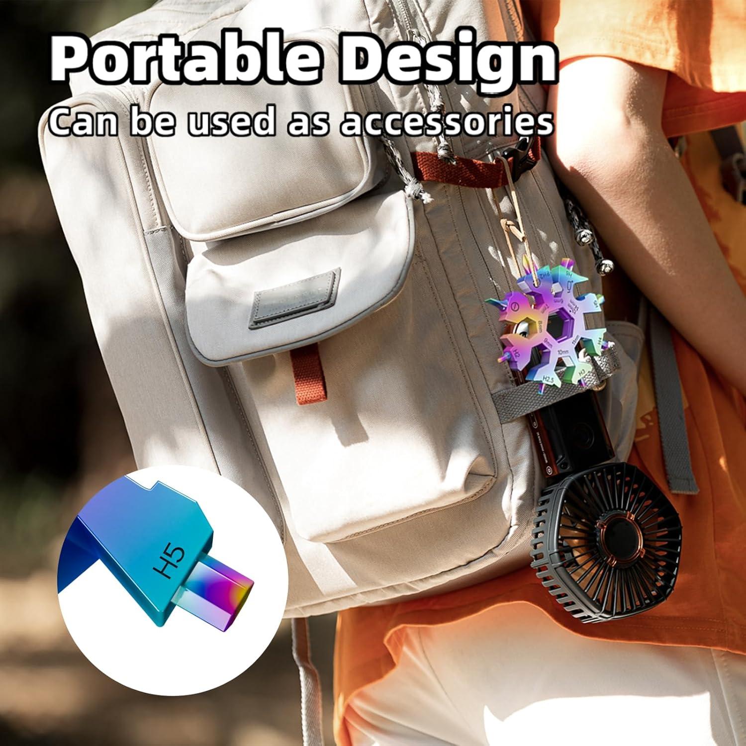 Herramienta Multi Nieve 18 en 1 Vickay - Acero Inoxidable Plata