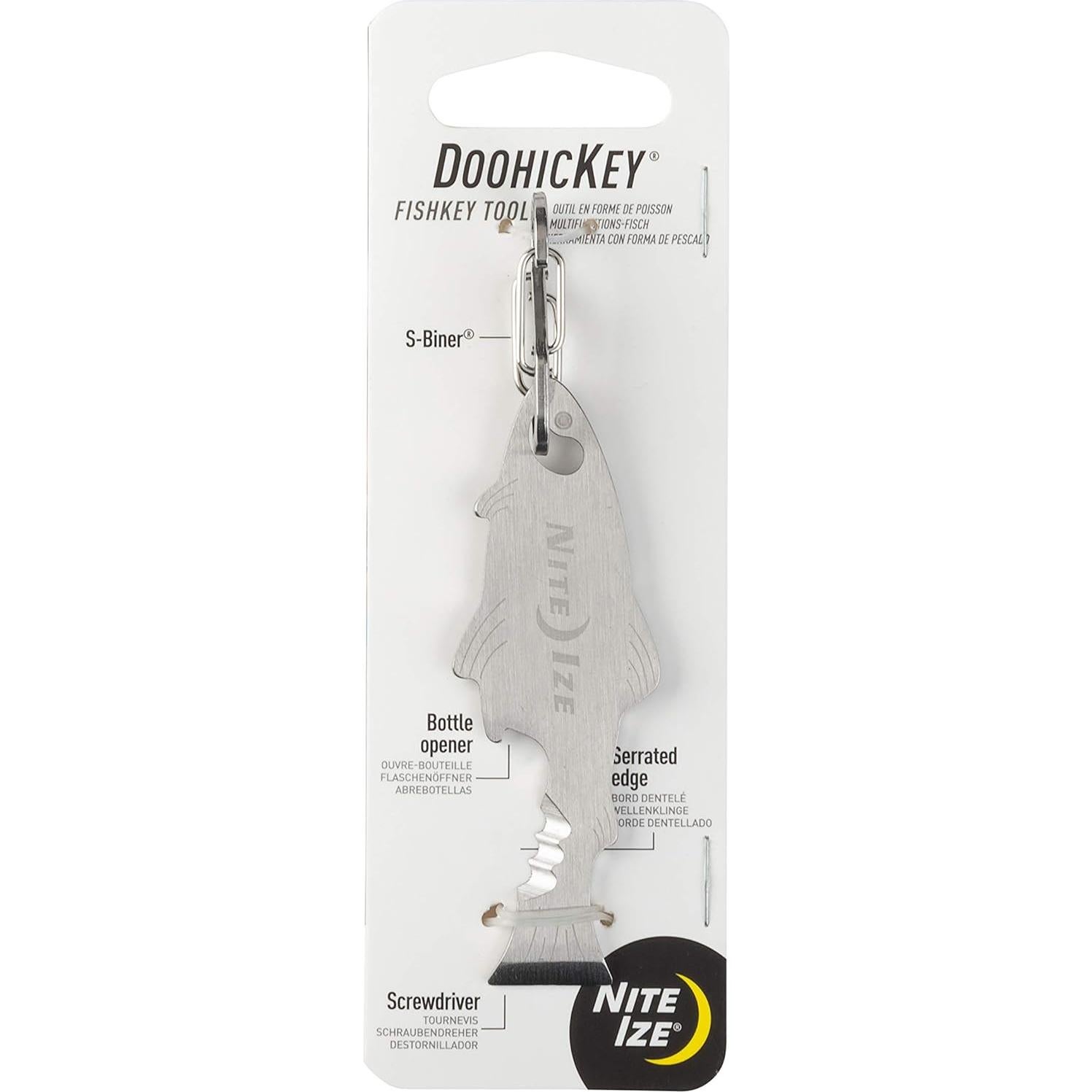 Nite Ize DoohicKey Multi-Herramienta de Llavero 8 en 1
