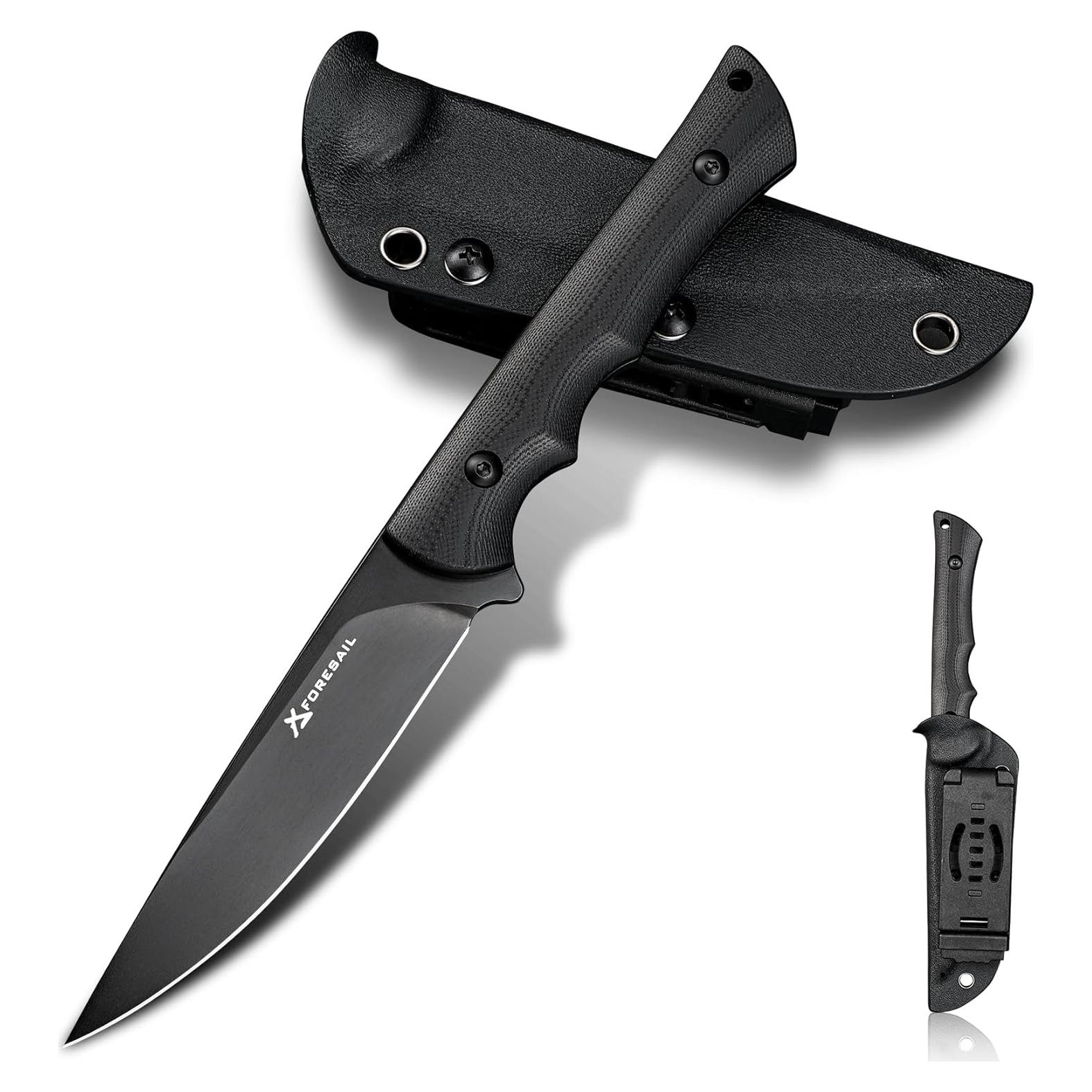 Cuchillo Fijo FORESAIL EDC 21.5cm Acero DC53 Mango G10