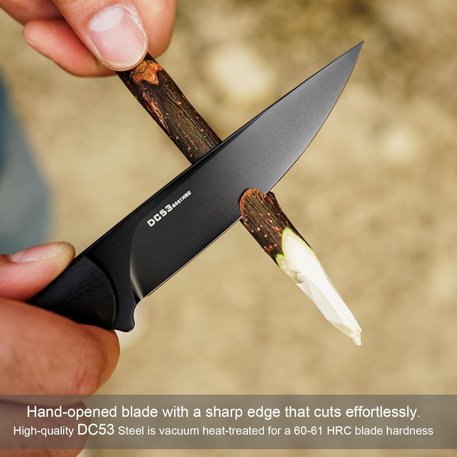 Cuchillo Fijo FORESAIL EDC 21.5cm Acero DC53 Mango G10