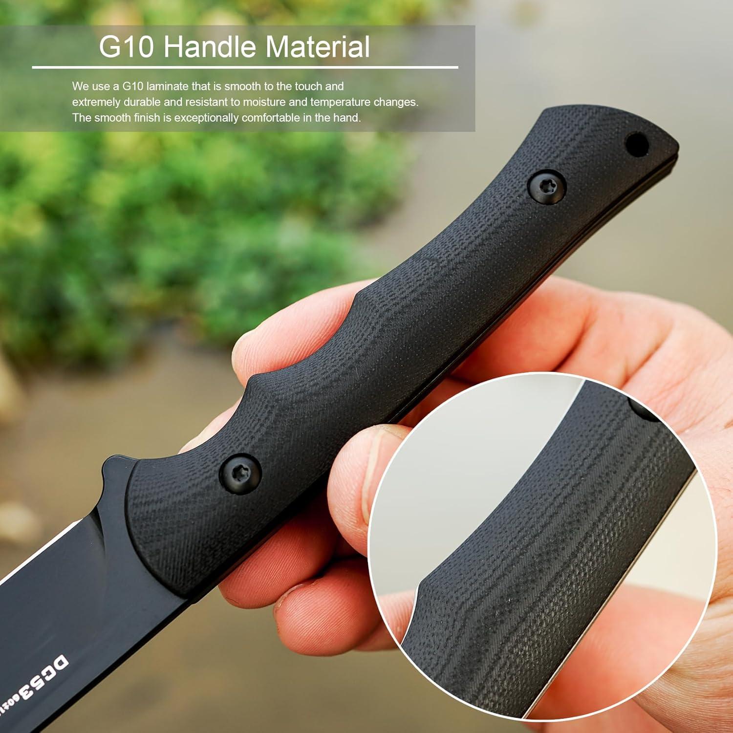 Cuchillo Fijo FORESAIL EDC 21.5cm Acero DC53 Mango G10