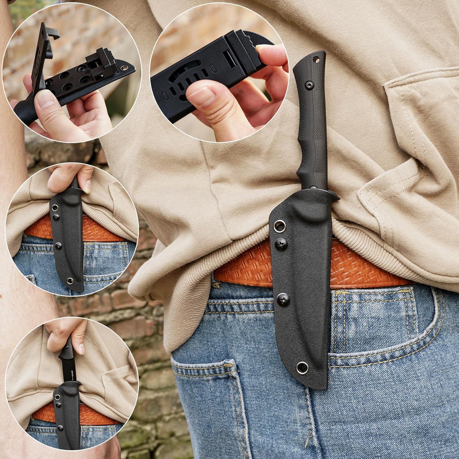 Cuchillo Fijo FORESAIL EDC 21.5cm Acero DC53 Mango G10