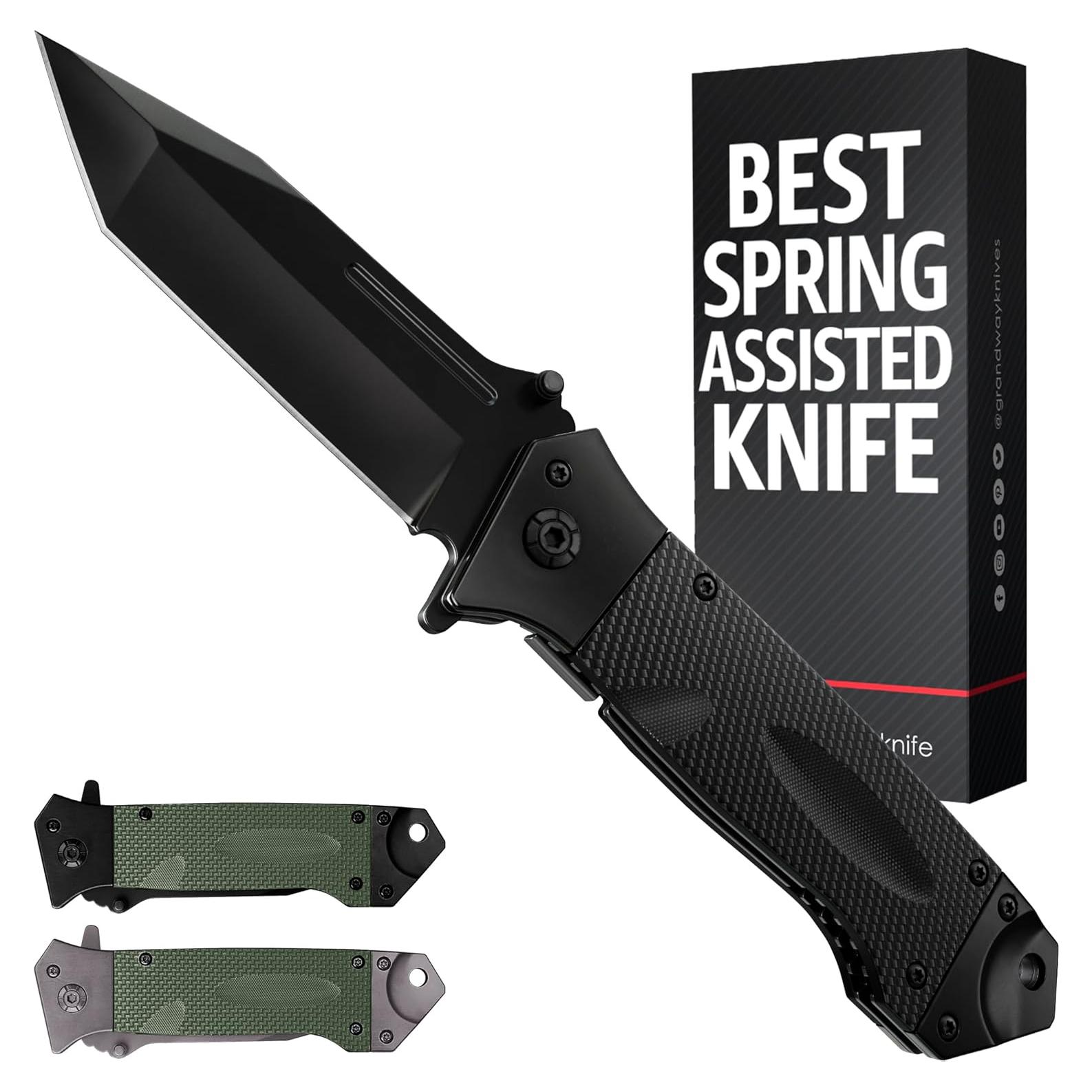 Cuchillo de bolsillo Grand Way Tanto 9cm acero inoxidable EDC