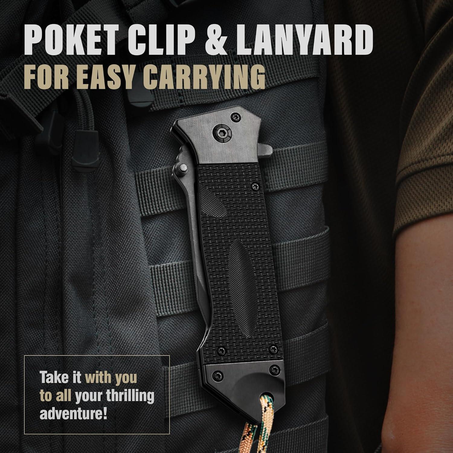 Cuchillo de bolsillo Grand Way Tanto 9cm acero inoxidable EDC