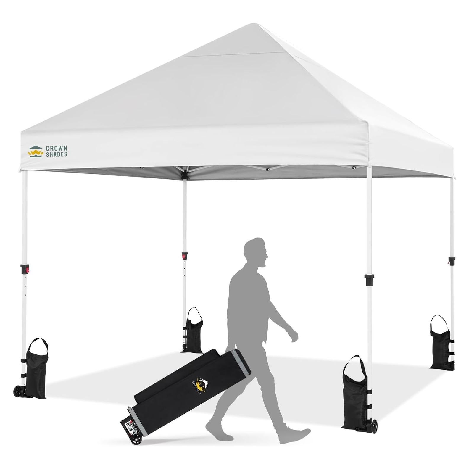 Carpa Plegable CROWN SHADES 2.44x2.44m con Bloqueo Central