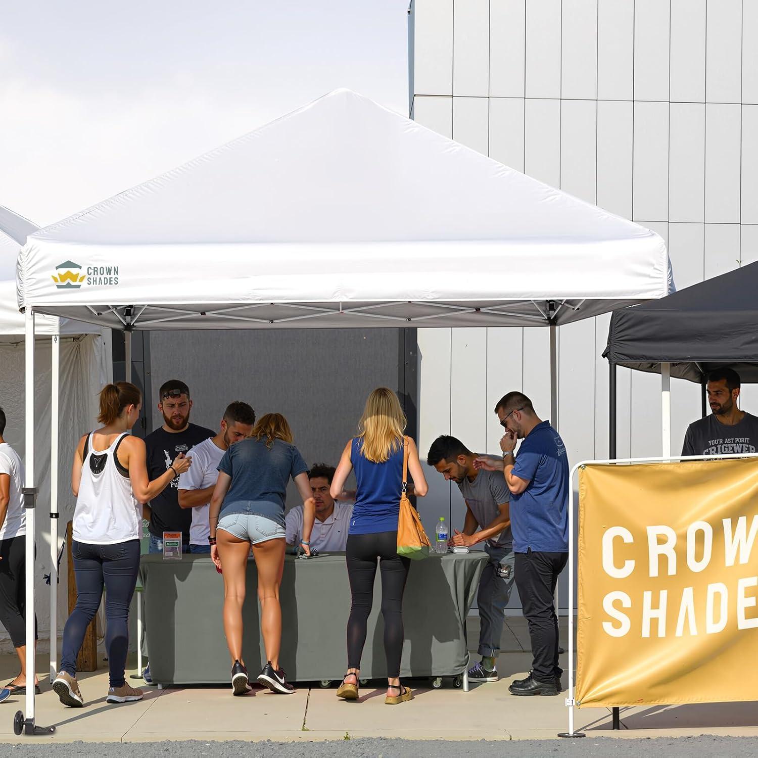 Carpa Plegable CROWN SHADES 2.44x2.44m con Bloqueo Central