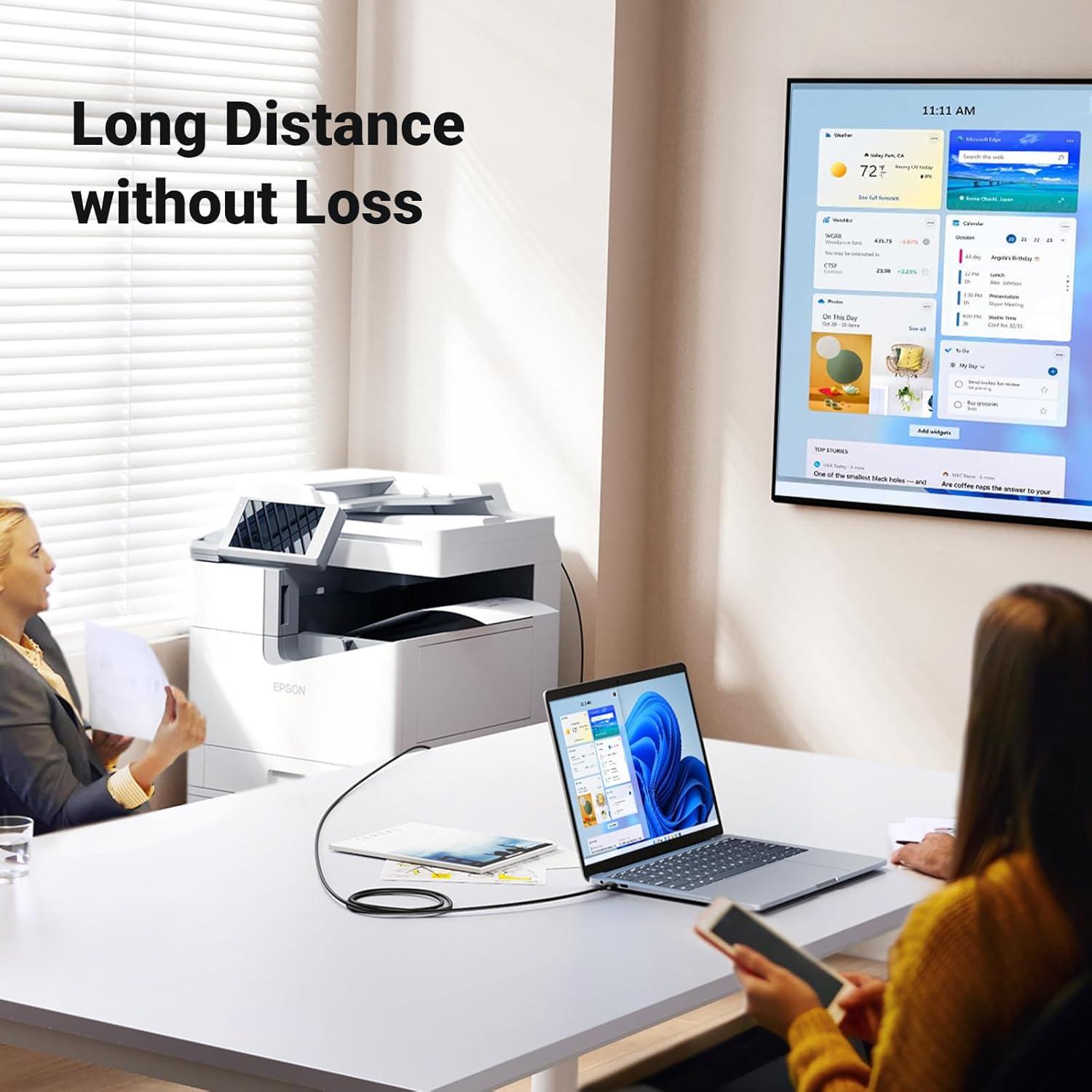 Cable USB 2.0 UGREEN A a B 1.5m Alta Velocidad para Impresoras