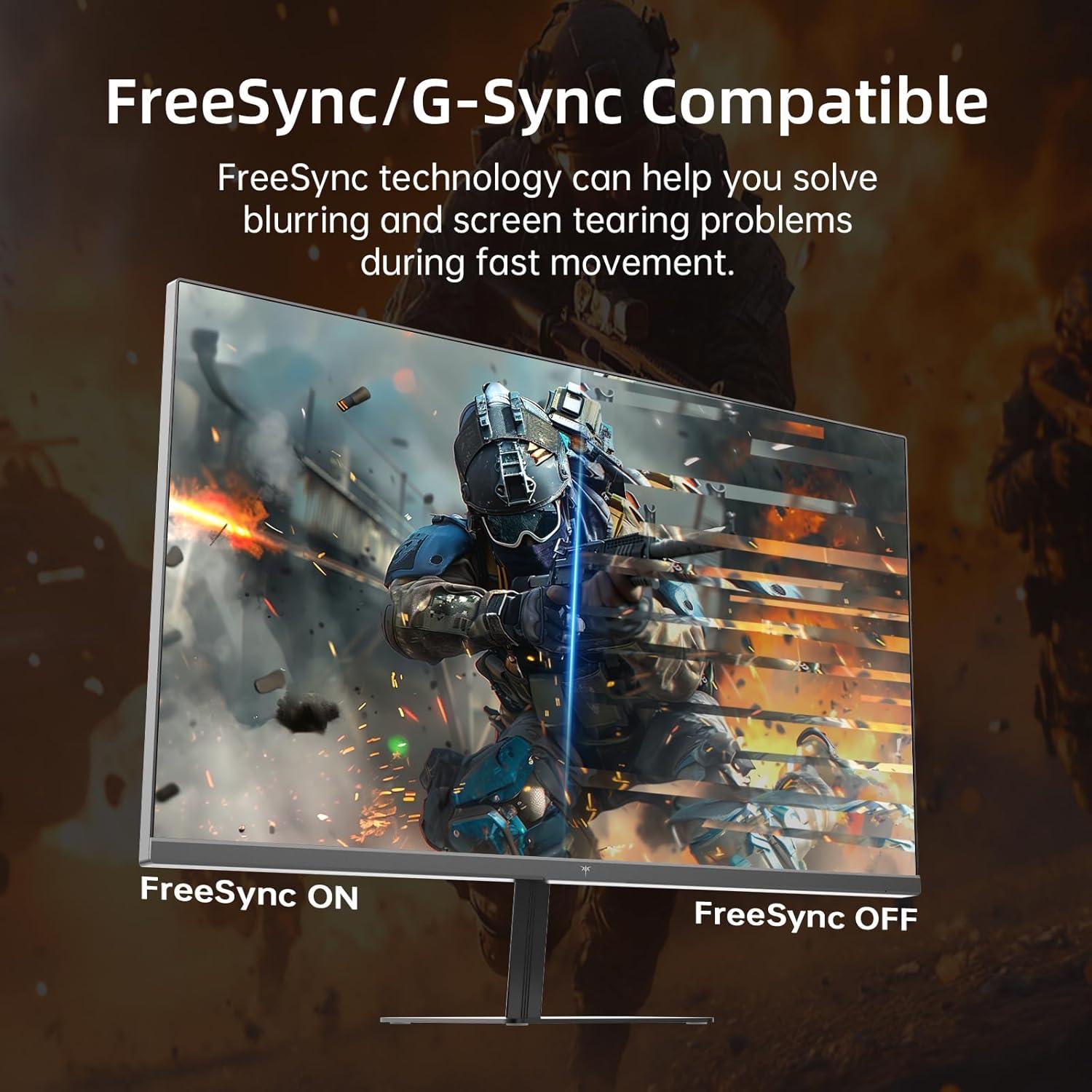 Monitor de Juegos KTC 24" 2K QHD 180Hz IPS G-Sync FreeSync