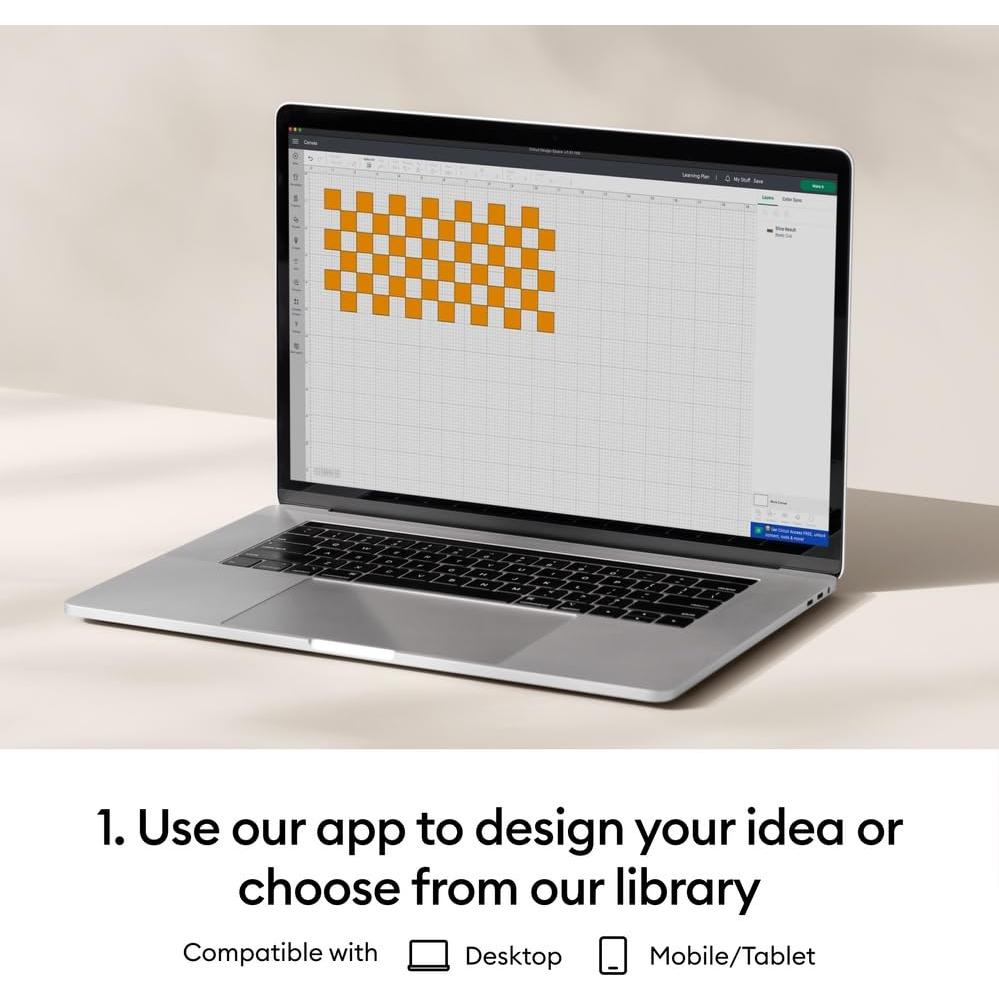 Cricut Joy Xtra Máquina de Corte Bluetooth con Vinilo Arcoíris