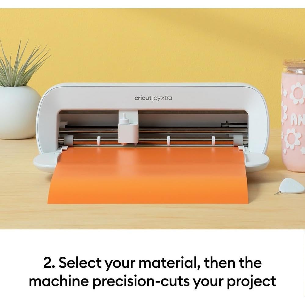 Cricut Joy Xtra Máquina de Corte Bluetooth con Vinilo Arcoíris