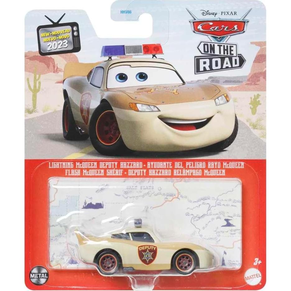 Vehículo de Metal Disney Pixar Cars Rayo McQueen 1:55