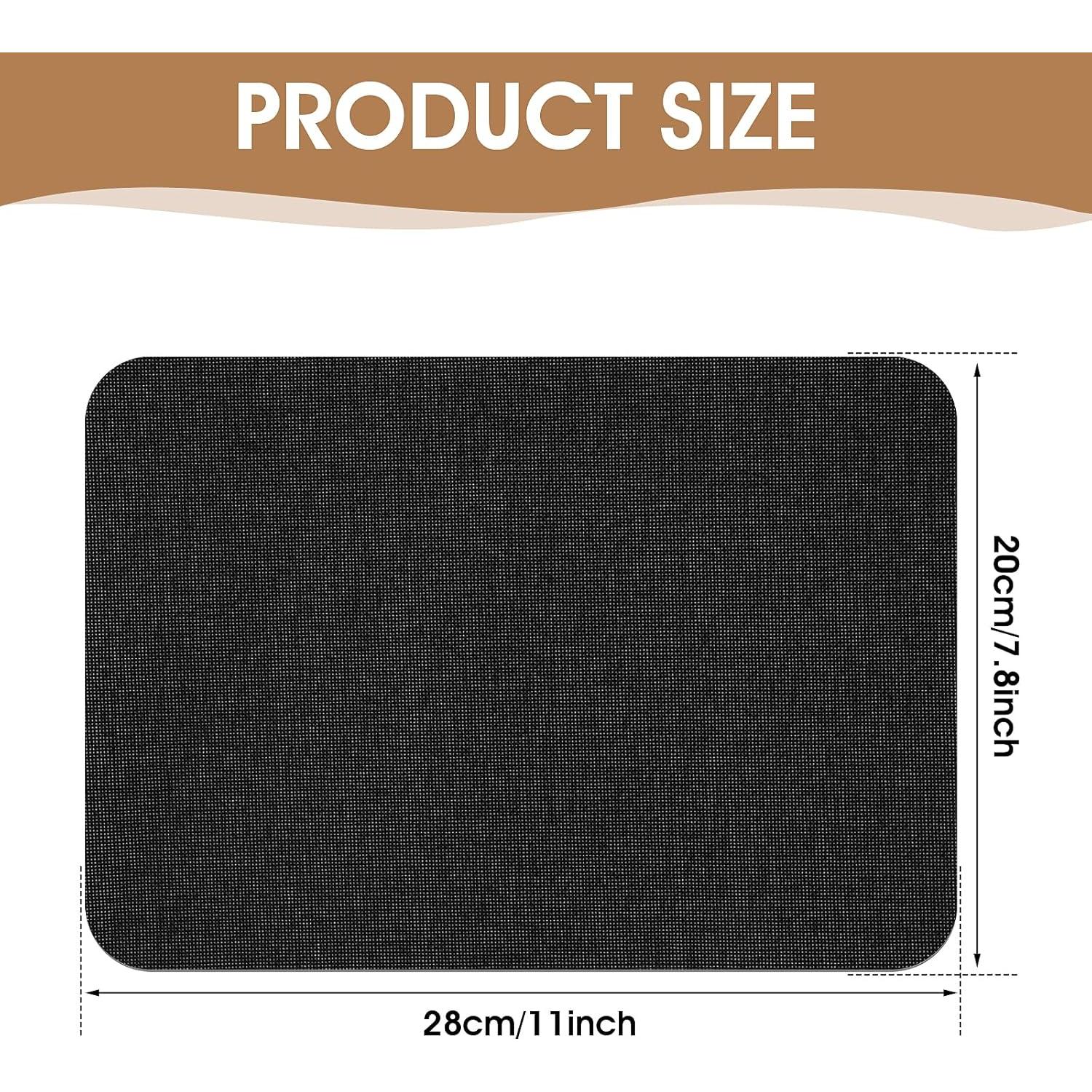 Parche de Reparación Autoadhesivo Lusofie 28x20cm 2-Pack Negro