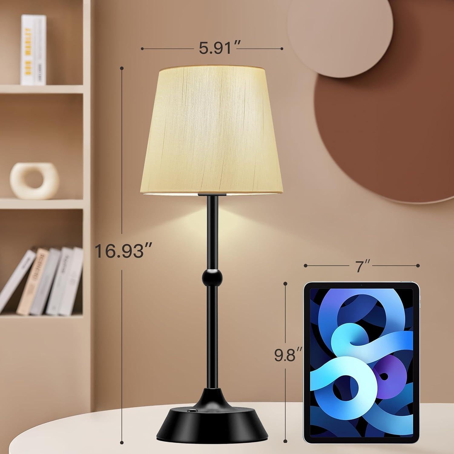 Lámpara de Mesa Inalámbrica LED SJL 6000mA Regulable 3000K