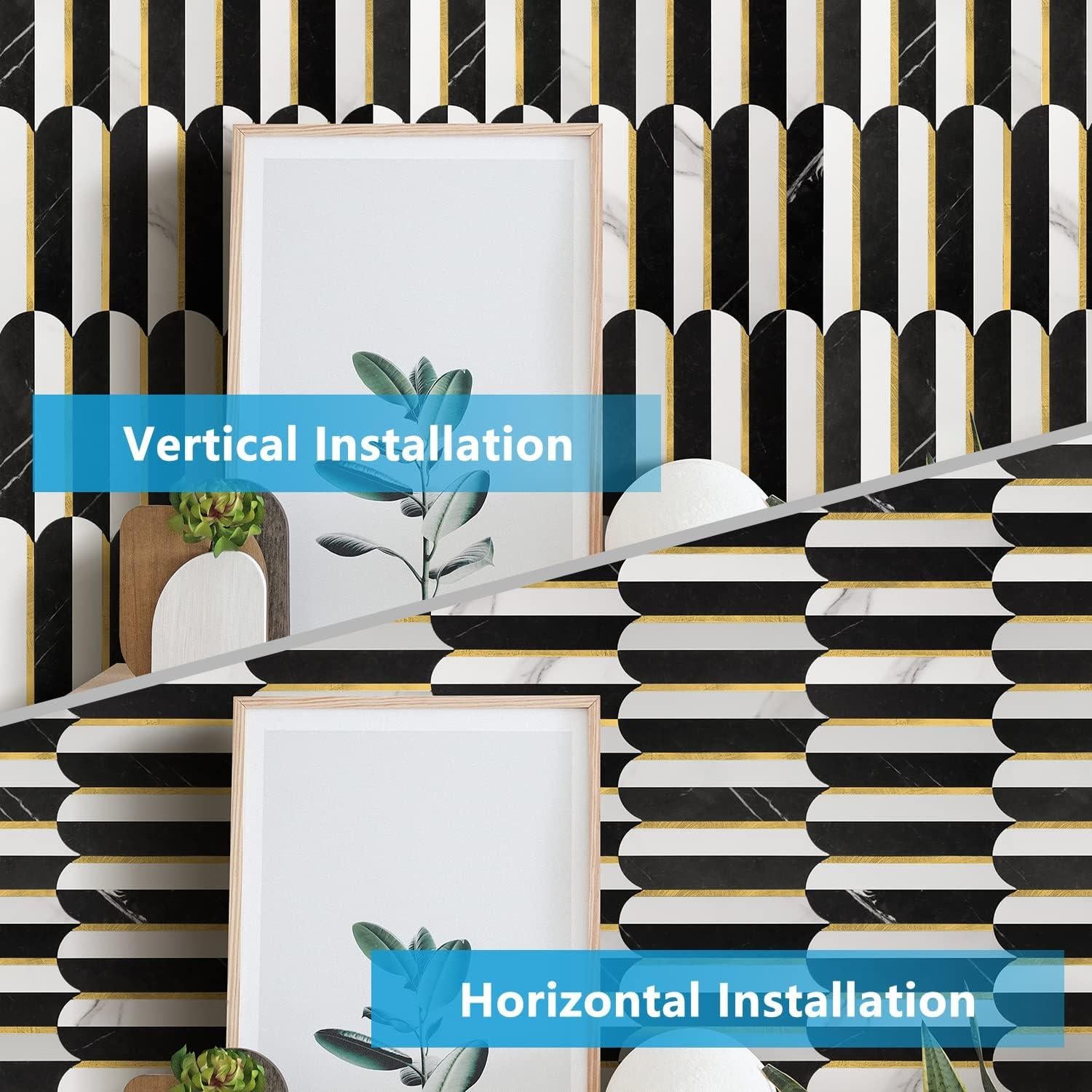 Azulejo Autoadhesivo PVC Vamos Azulejo 30.2x27.4cm Mármol