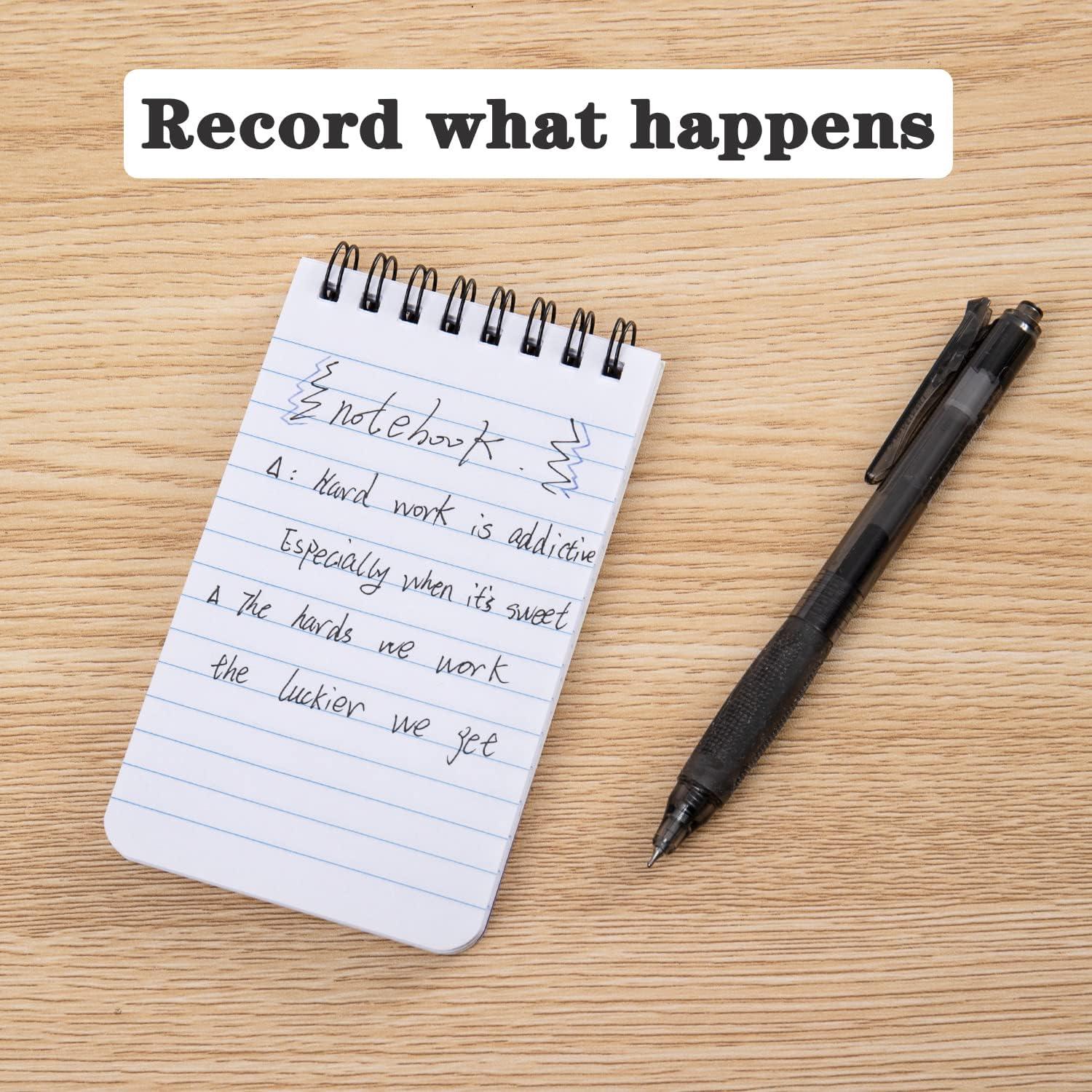 Cuaderno de Bolsillo QiCheng 3x5" Espiral 6 Pack Verde