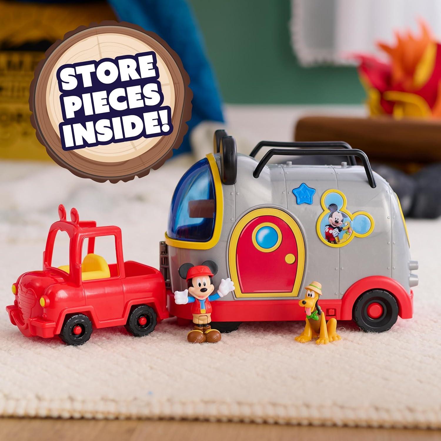 Playset Campista Feliz Disney Junior Mickey Mouse 12 Piezas