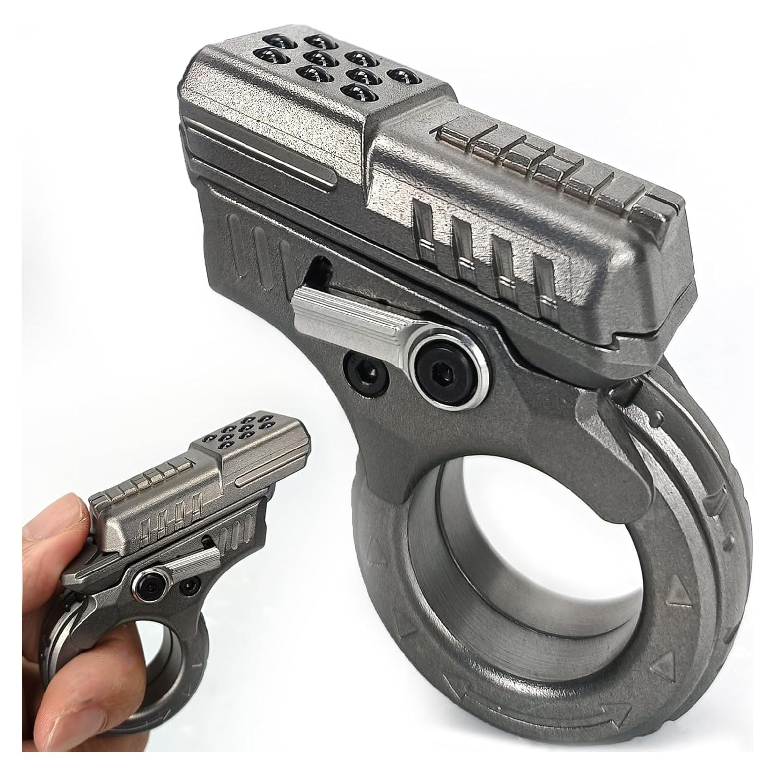 Deslizador de Fidget Ography Acero Inoxidable 5.08x5.84cm