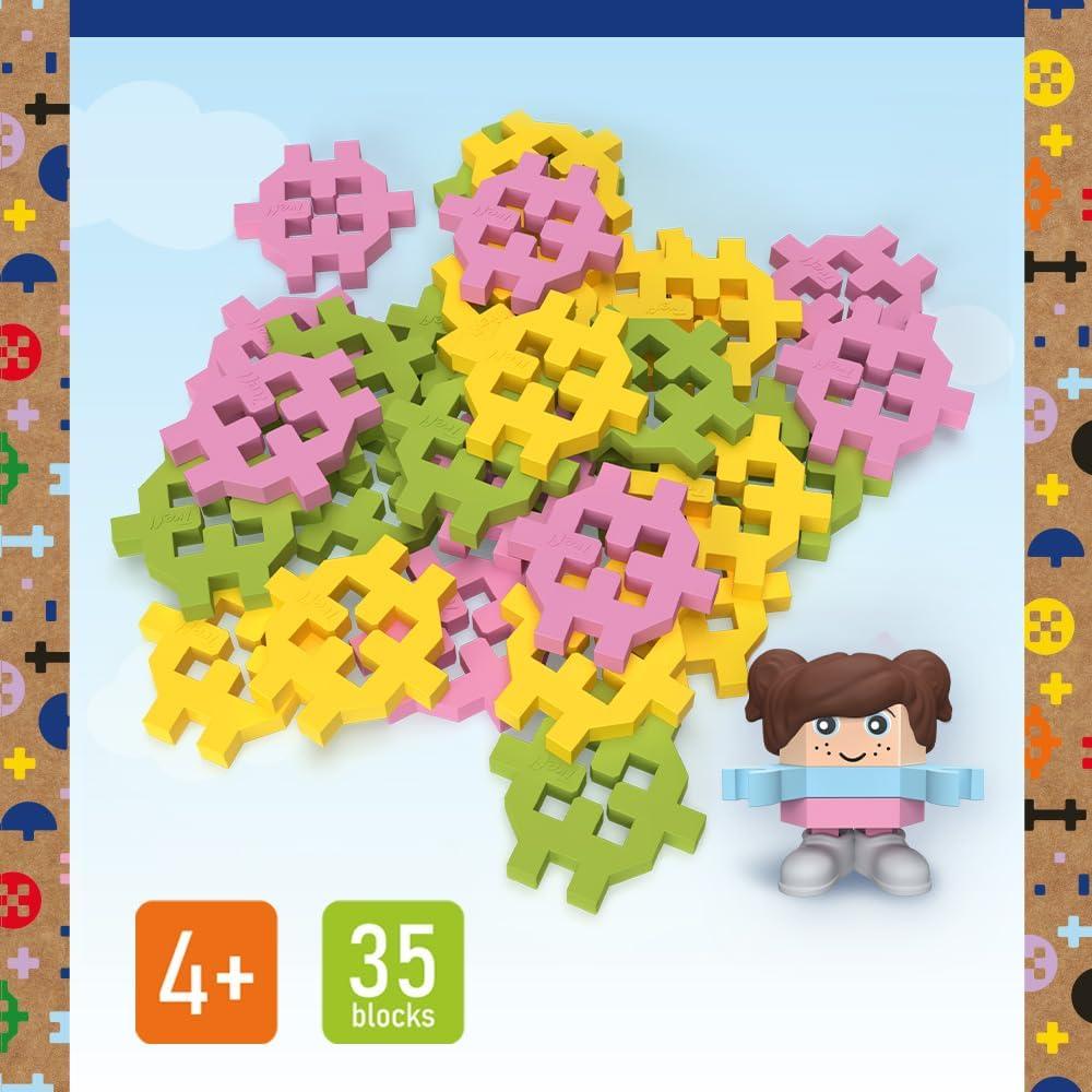 Conjunto de Ladrillos de Construcción Connect Pocket Girl Bea - 35 Piezas
