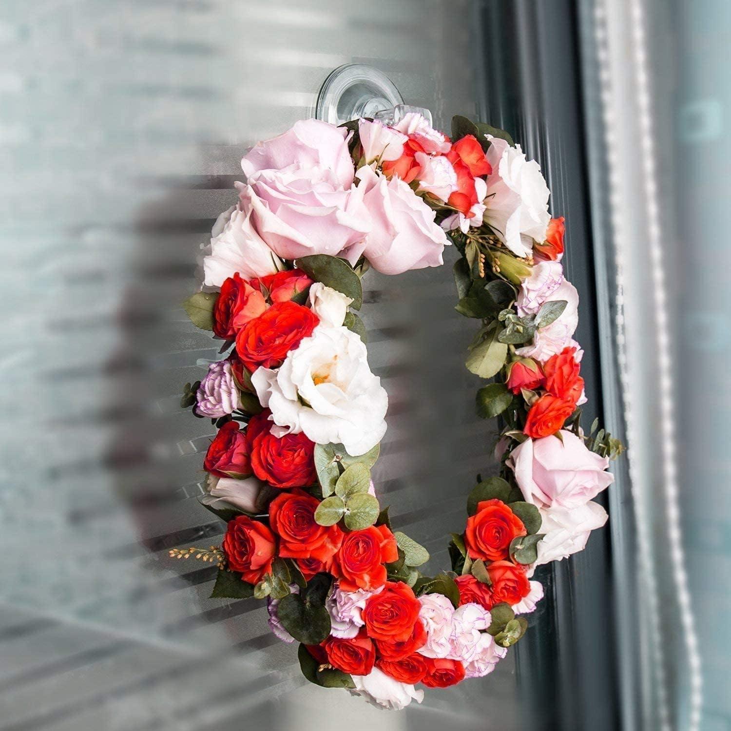 Ganchos de Ventosa Quntis 6 Paquete Transparentes Reutilizables