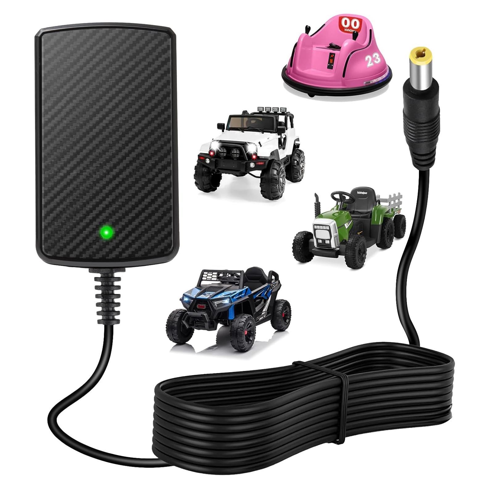 Cargador 12V LAZORA para Juguetes de Paseo - Carga Rápida