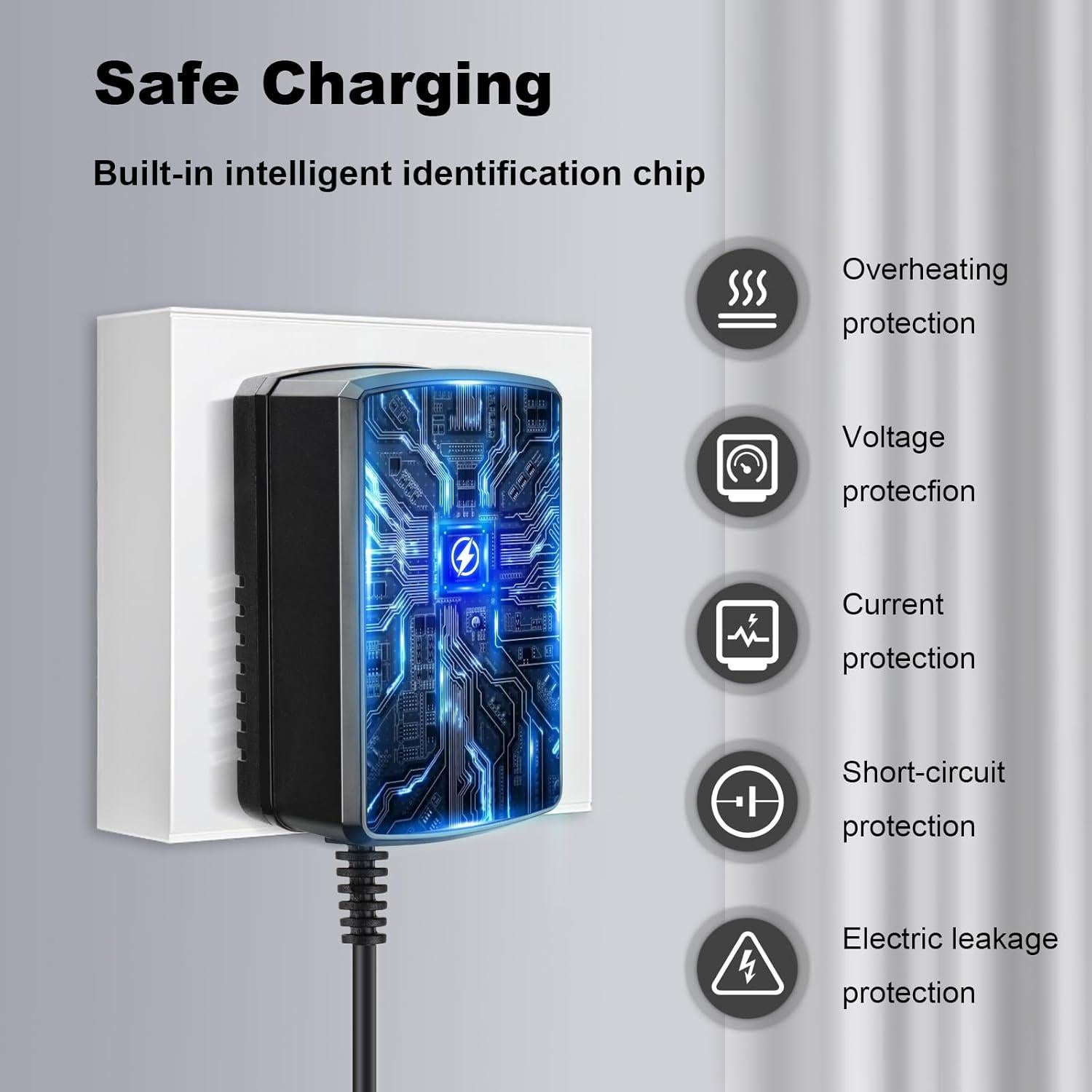 Cargador 12V LAZORA para Juguetes de Paseo - Carga Rápida