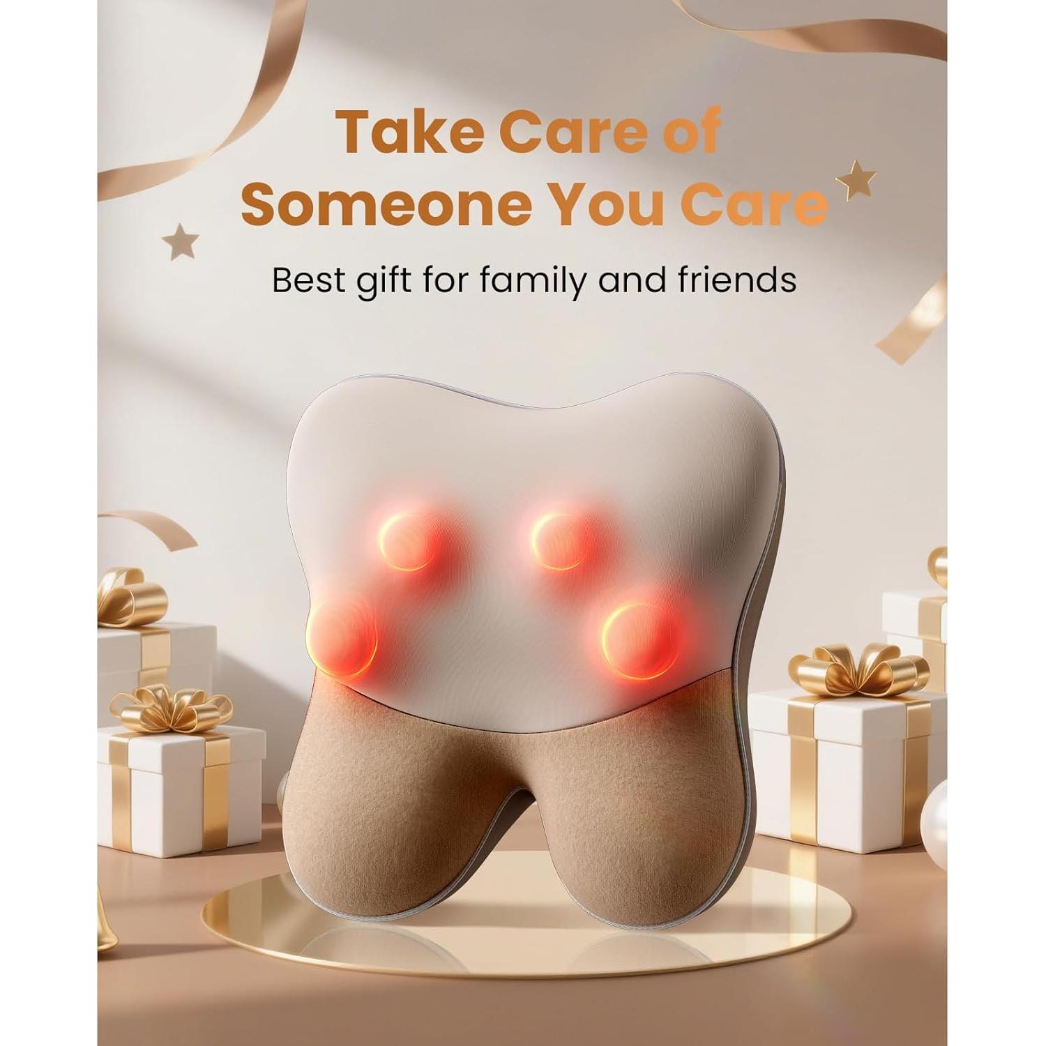 Masajeador de Espalda y Cuello Bob y Brad con Calor 29x10.9cm