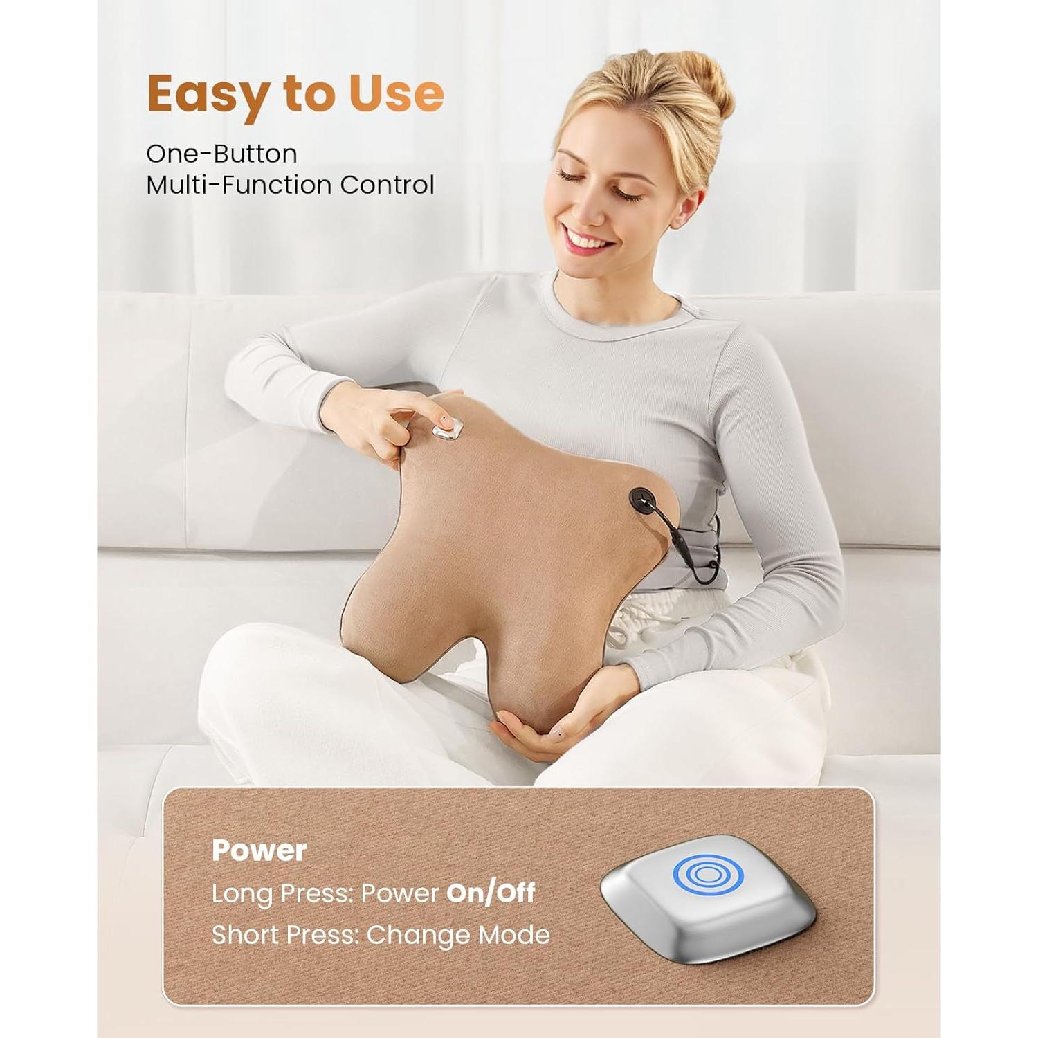 Masajeador de Espalda y Cuello Bob y Brad con Calor 29x10.9cm