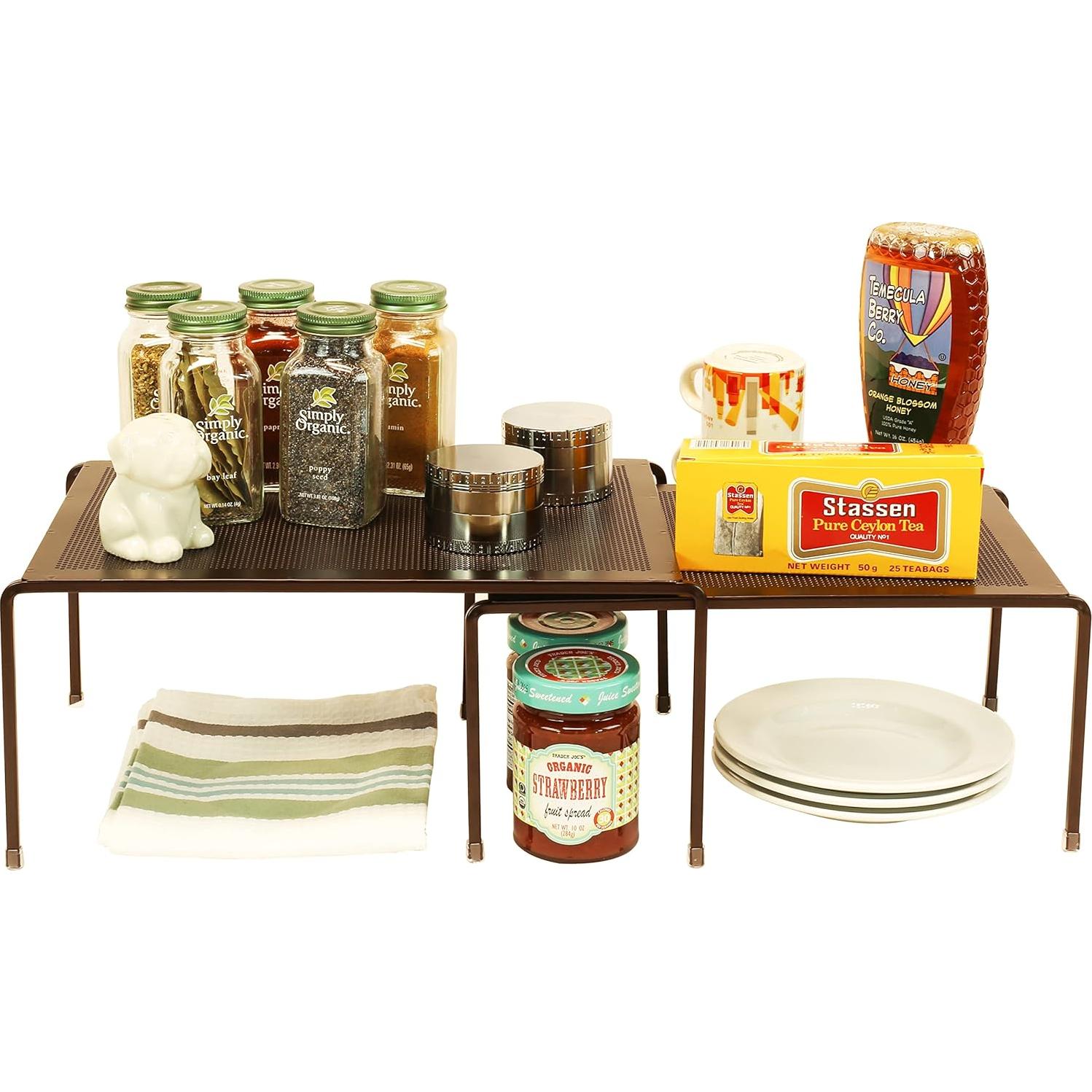 Organizador de Estante Expandible Deco Brothers 34.92-66.04 cm Bronce