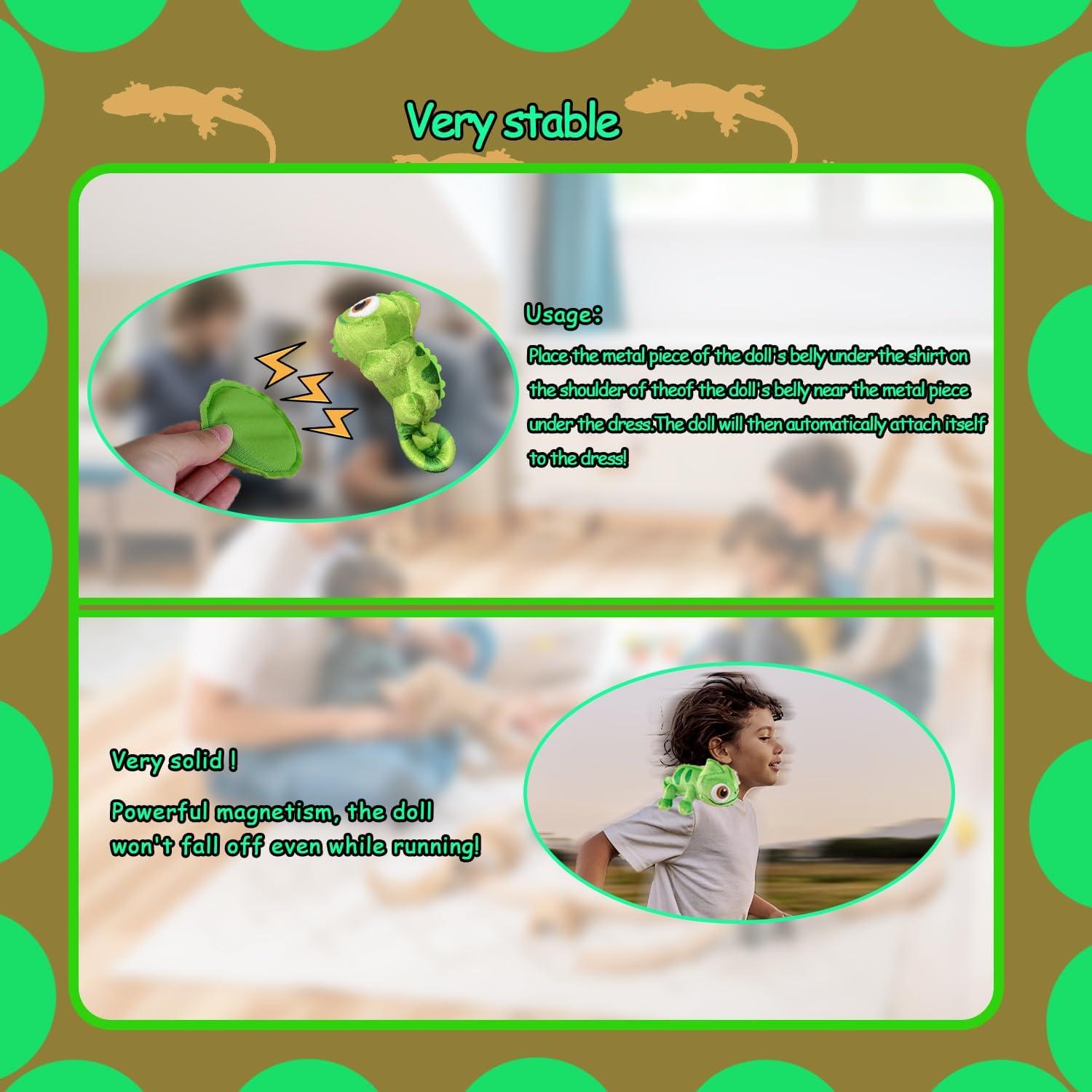 Juguete de Peluche Lagarto Magnético 12.7cm para Niños