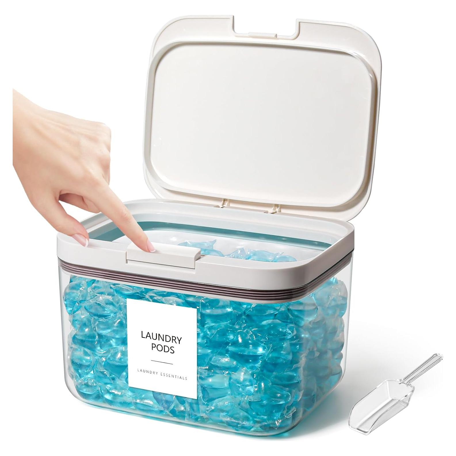 Contenedor de Cápsulas de Lavandería ALPIRIRAL 2.81 L Blanco