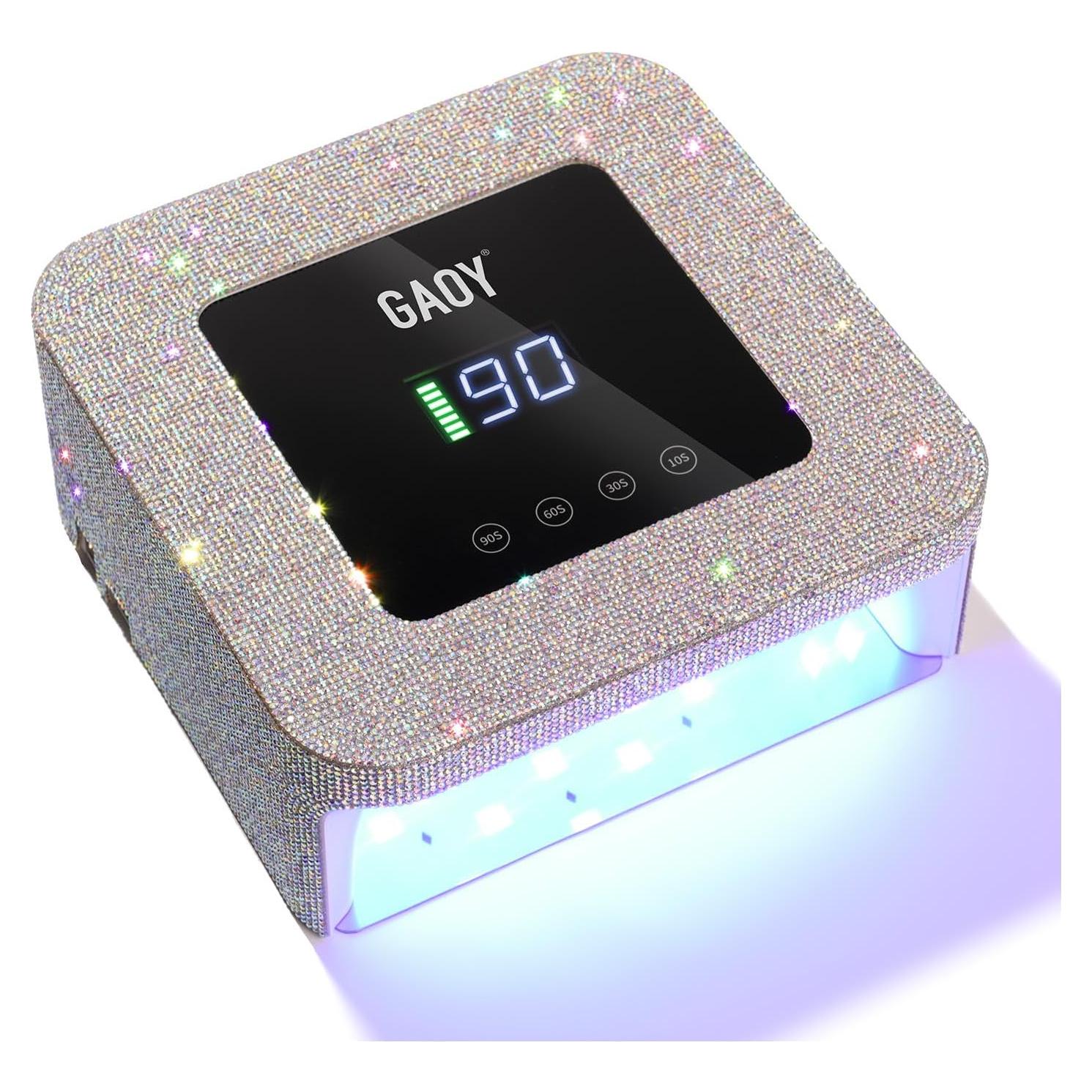 Lámpara UV LED Inalámbrica GAOY para Uñas de Gel 7800mAh